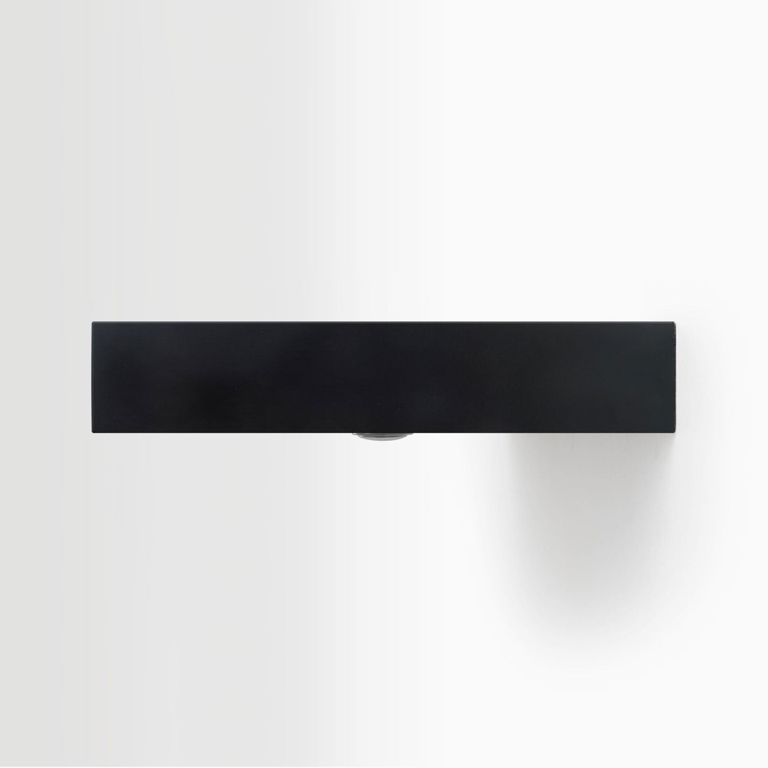 Aksel LED Black Floating Shelf - Modern Wall Mounted Display Shelf with Built-in Lights for Living Room, Bedroom, or Kitchen Decor