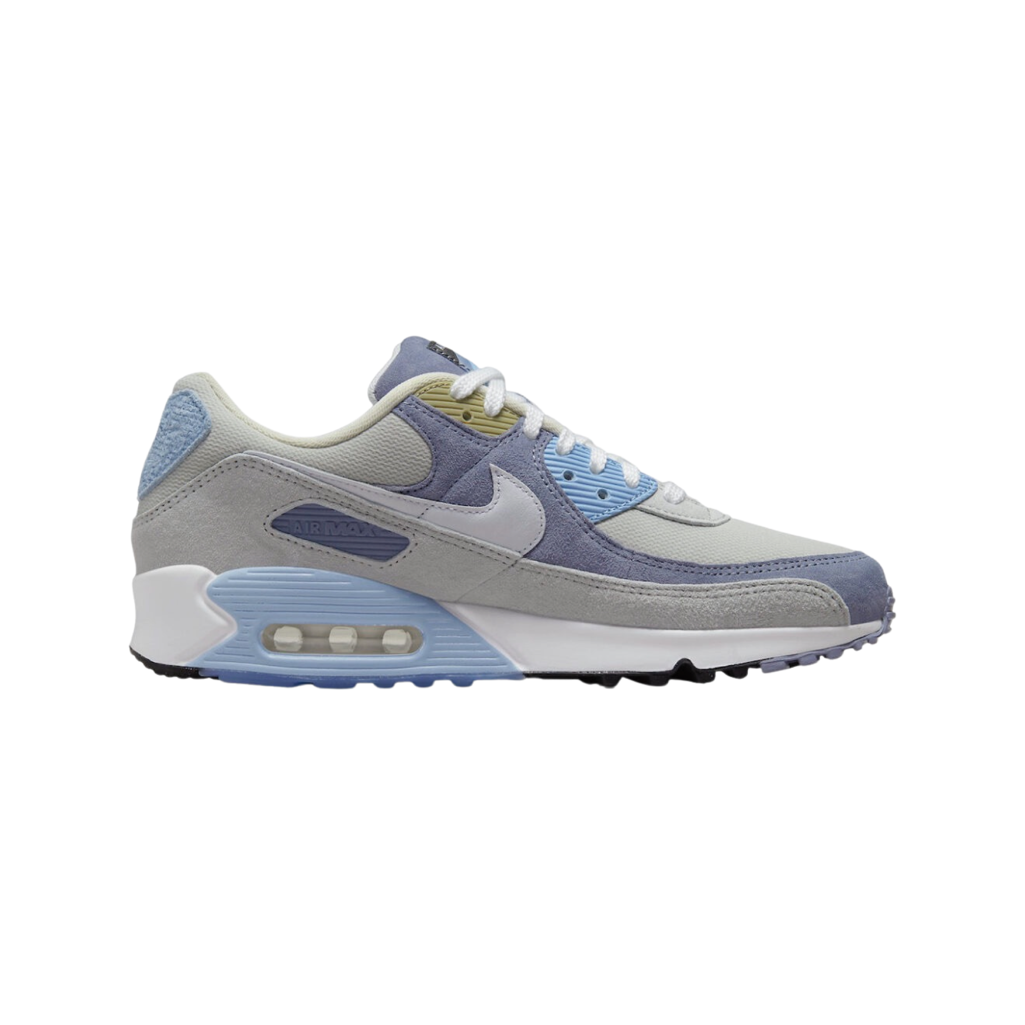 Nike Air Max 90 NRG Sneakers - Ashen Slate/White/Light Bone - Men's Running Shoes for Gym & Casual Wear