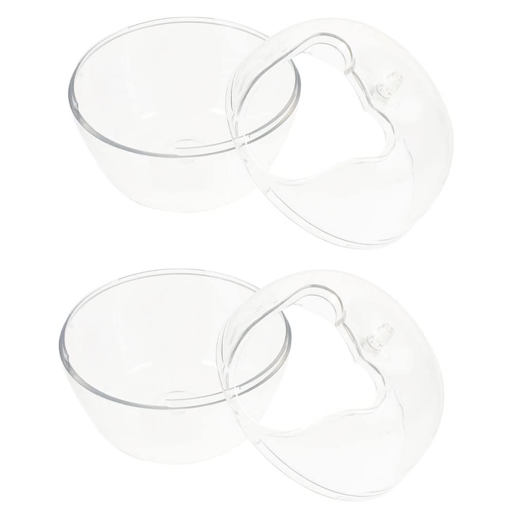 **Mipcase Hamster Sand Bath Container - 2 Pack Transparent Hamster Bathroom & Toilet for Small Pets - Cage Accessories for Dwarf Hamsters, Gerbils, and Mice - Perfect for Cleaning & Grooming in Cage or Playpen**