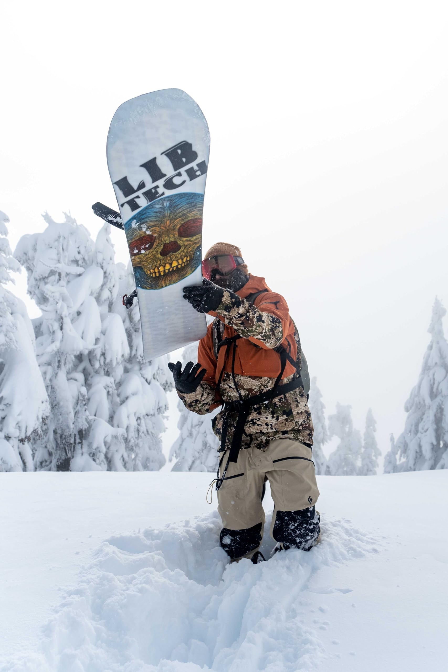 Lib Tech Ejack Knife Men's Snowboard - All-Mountain Freestyle Snowboard for Powder & Park Riding | Perfect for Backcountry, Groomers & Terrain Parks
