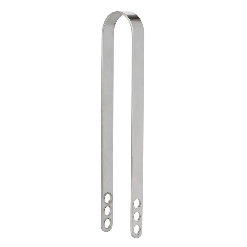 STELTON ARNE JACOBSEN Cylinda Line Stainless Steel Ice Tongs - Premium Bar Accessories for Cocktails & Home Entertaining
