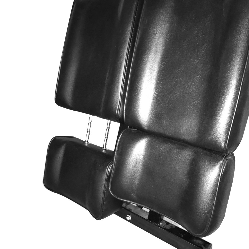 Professional 3-Section Folding Massage Table - Adjustable Height Salon Bed for Beauty Treatments, Tattoo, Facial & SPA - Reclining Massage Chair (Black) | Perfect for Home, Salon & Professional Use