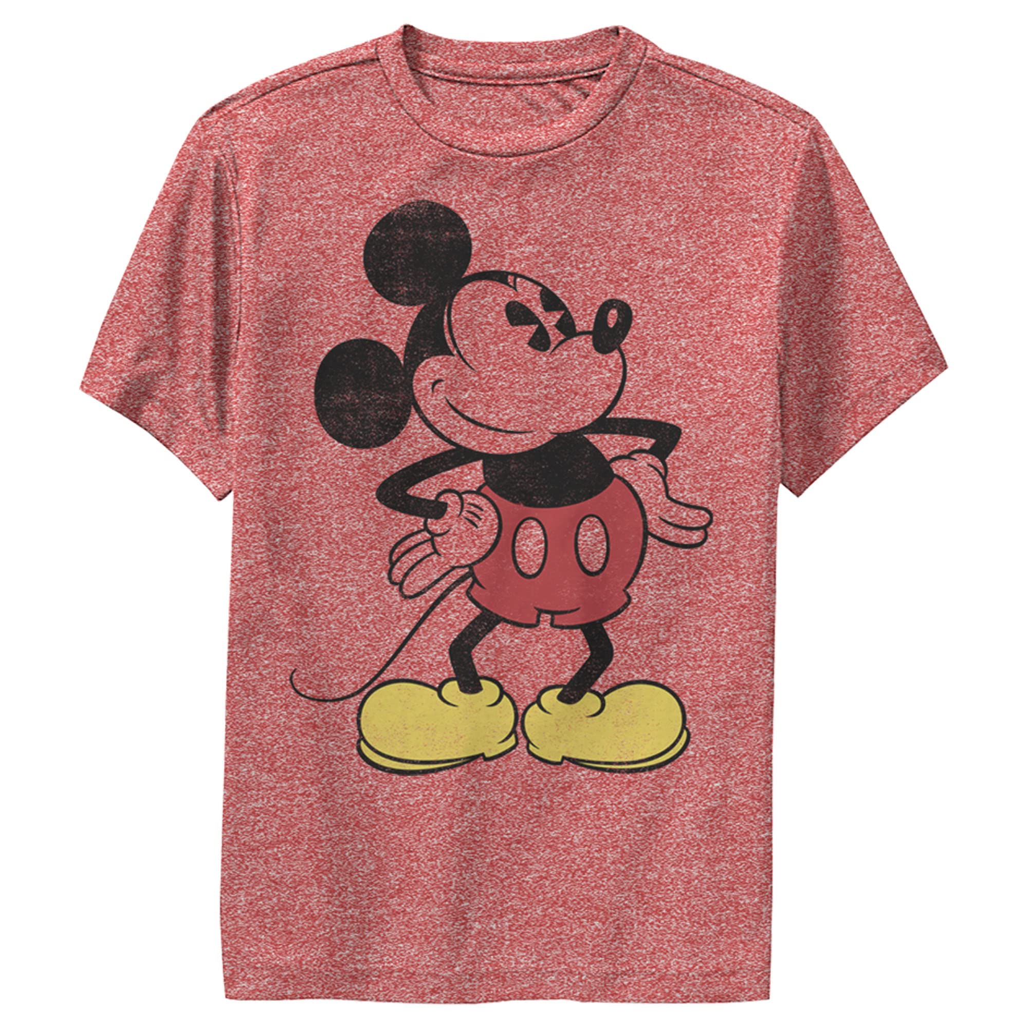 Disney Kids' Classic Vintage Mickey Mouse Graphic T-Shirt - Soft Cotton Tee for Boys & Girls - Perfect for Birthday Parties, Disney Trips & Casual Wear