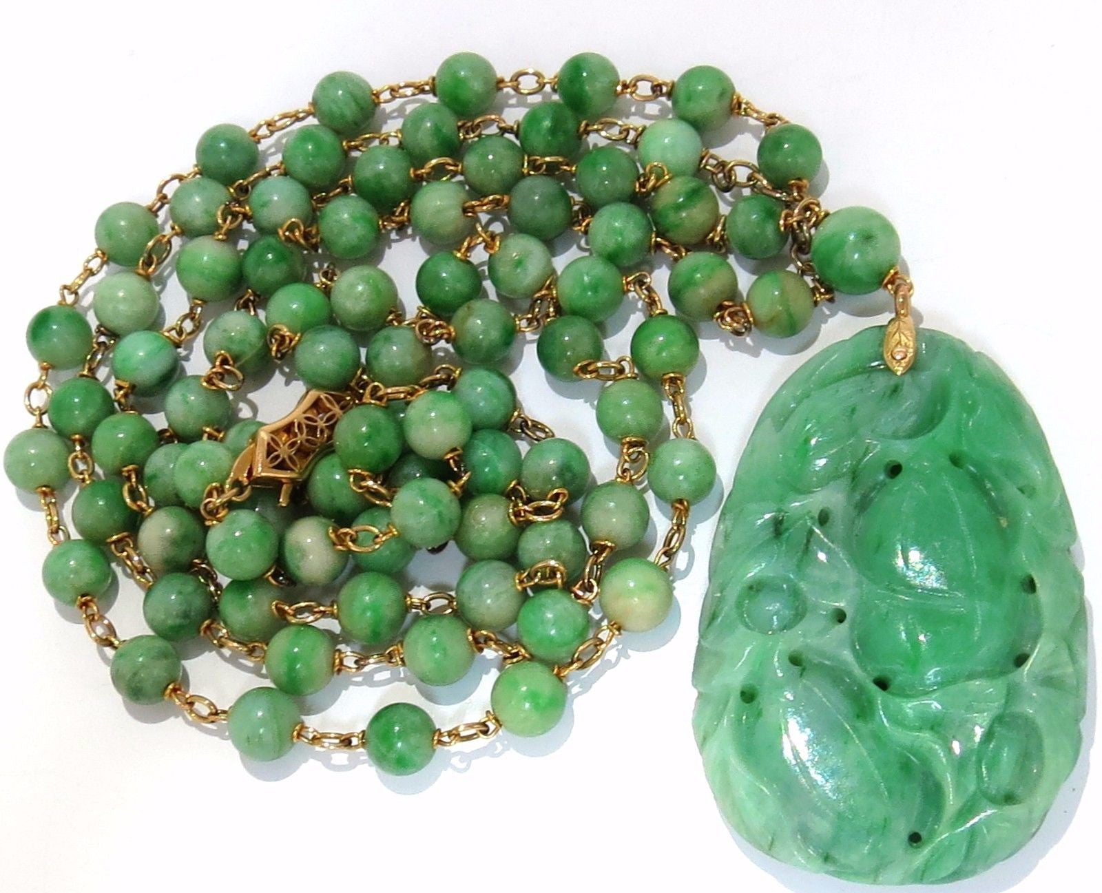 GIA Certified 210 Carat Natural Jade Bead Necklace - Untreated & Unenhanced - Elegant Jewelry for Women, Perfect for Weddings, Parties & Special Occasions