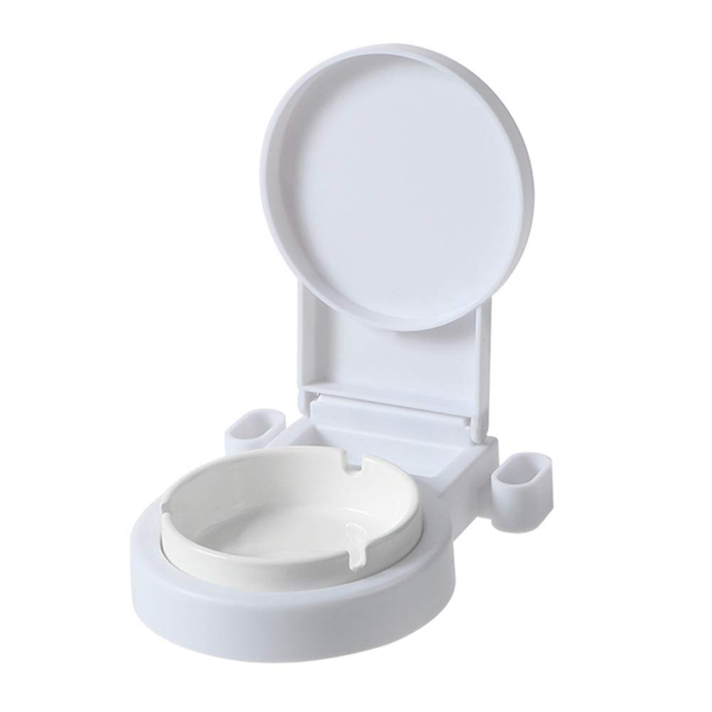 Stainless Steel Wall Mount Ashtray - Modern Toilet & Office Cigarette Holder - Portable Storage Solution for Home, Bathroom & Workspace - Durable & Stylish Smoking Accessory
