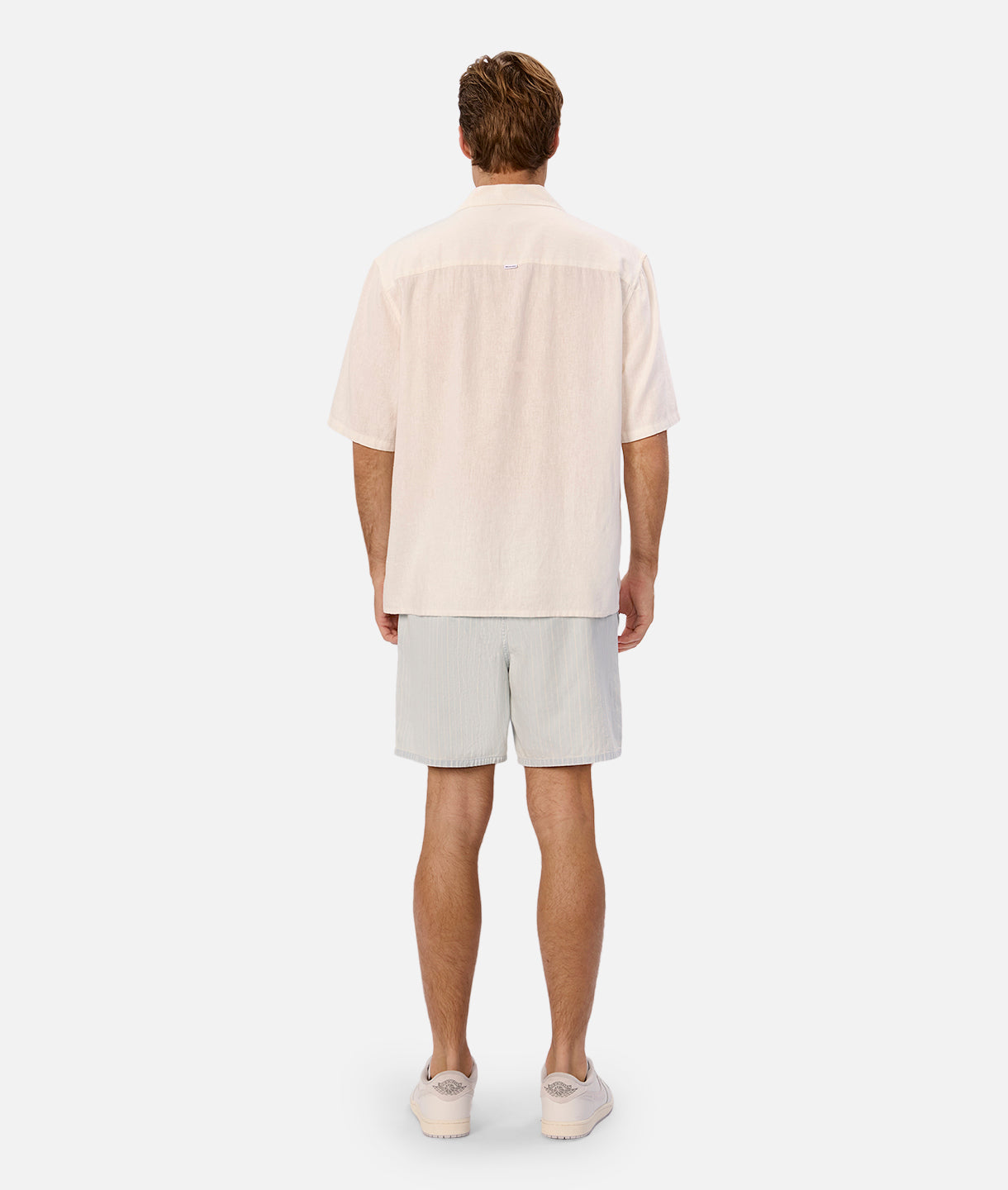 San Jose Drawcord Shorts - Bleach Wash White | Casual Summer Shorts for Men, Beachwear & Lounge Comfort