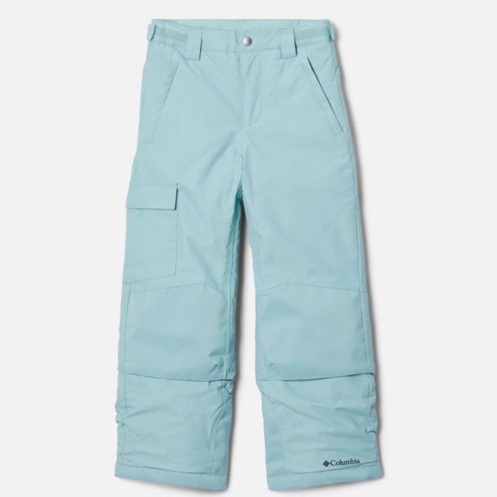 Columbia Bugaboo II Girls' Ski Pants - Waterproof Snow Pants for Kids, Aqua Haze Color, Size L - Perfect for Winter Sports & Outdoor Activities