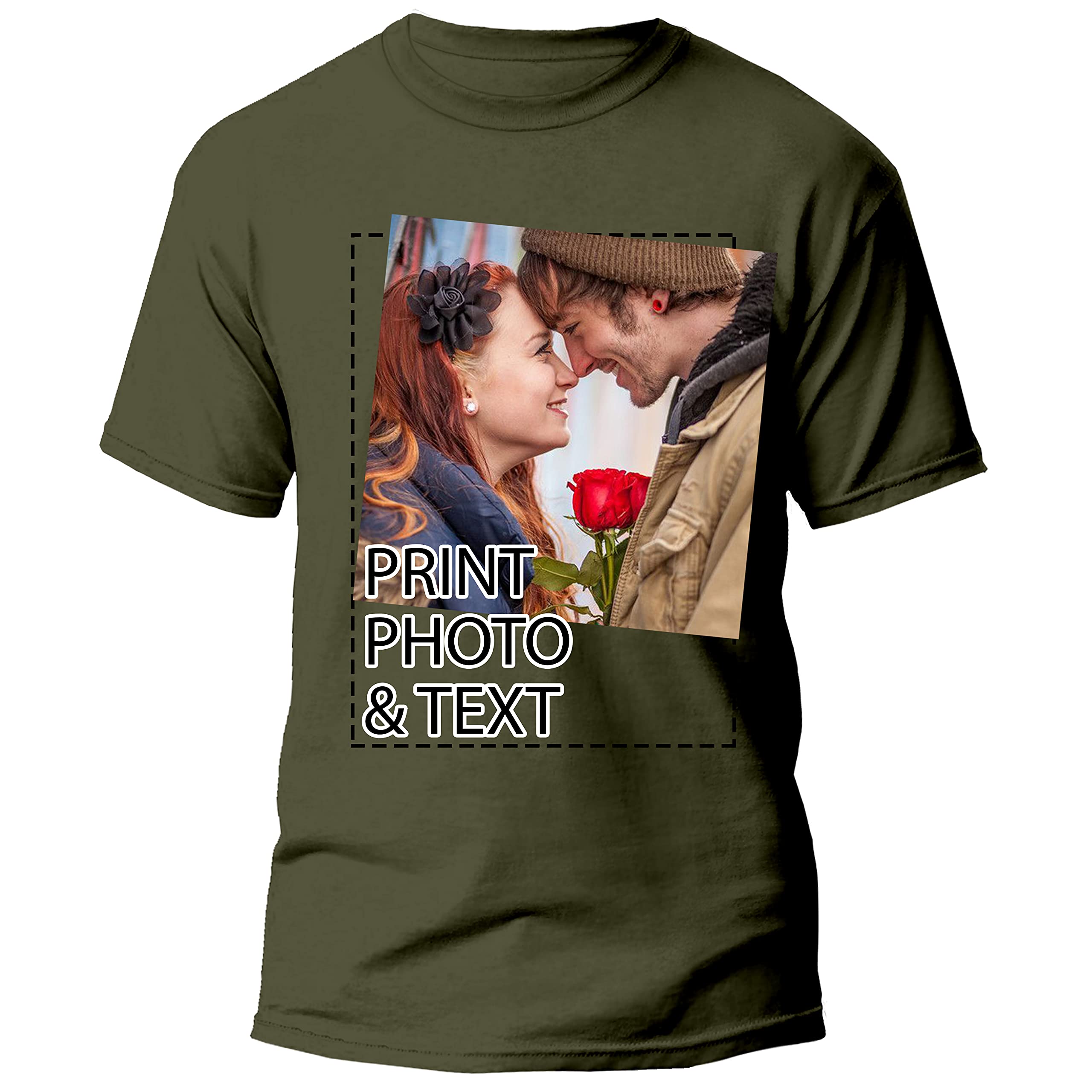 Custom T-Shirts - Design Your Own Crew Neck Tees for Men & Women | Personalized Apparel for Casual Wear, Gifts & Events