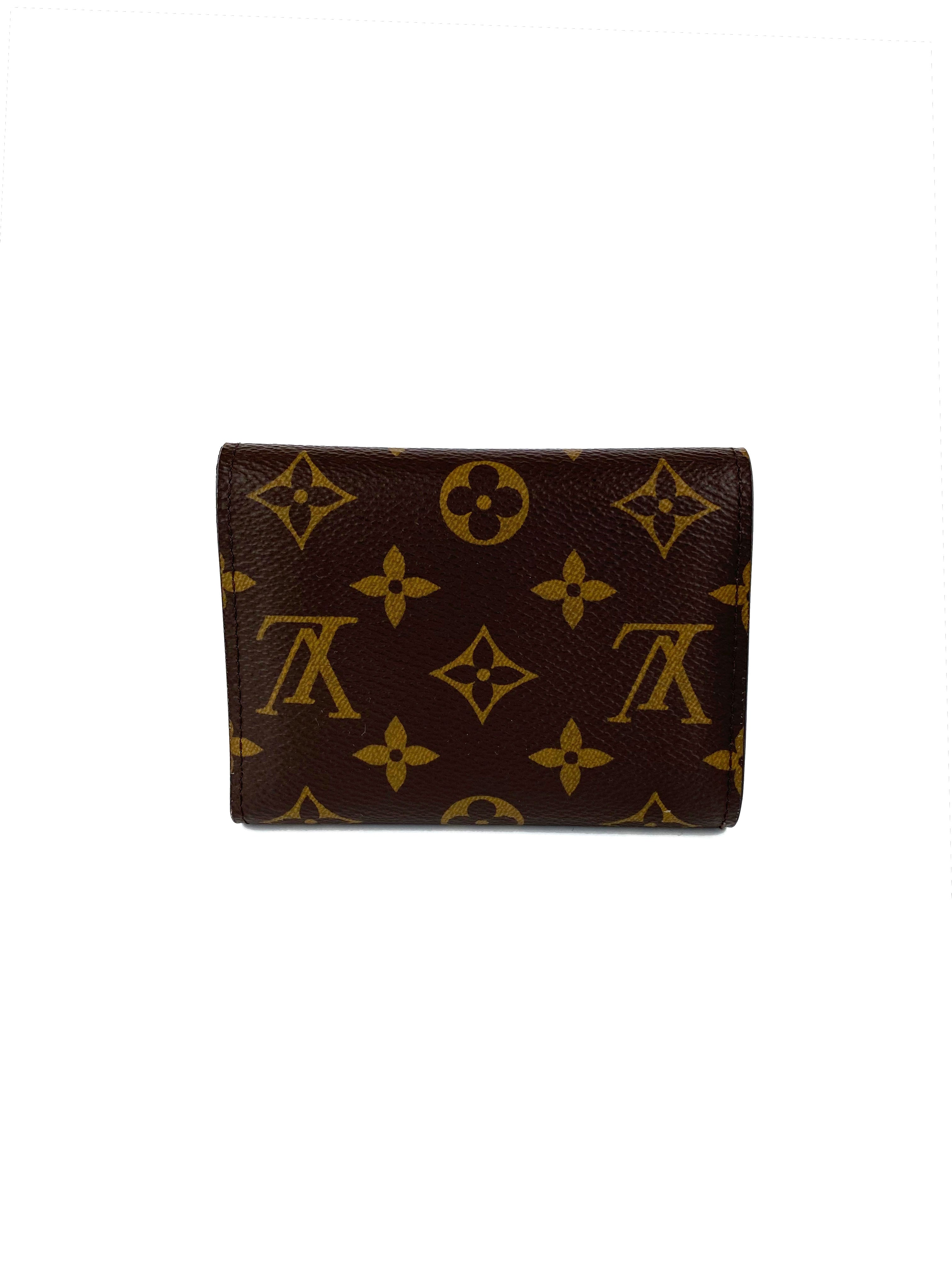Authentic Louis Vuitton Victorine Wallet - Monogram Canvas Compact Zip Around Wallet for Women | Perfect for Everyday Use, Travel & Gift Giving