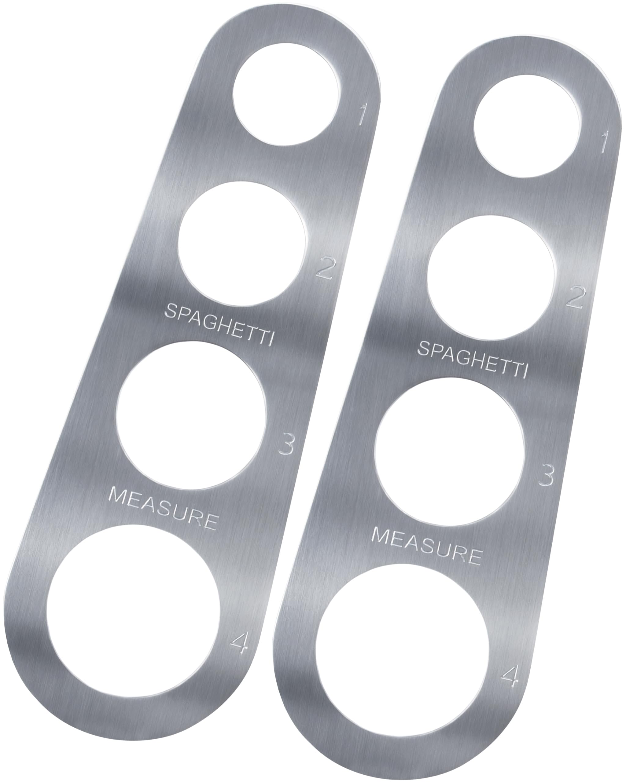**YQBOOM Stainless Steel Spaghetti Measurer Tool - 2-Pack Pasta Portion Control for Perfect Spaghetti Portions | Ideal for Home Cooking, Meal Prep & Italian Cuisine Lovers**