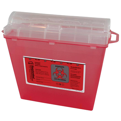 Best Sharps Container for Safe Needle Disposal - FDA Approved, Leak-Proof & Puncture-Resistant - Ideal for Home, Clinic & Travel Use
