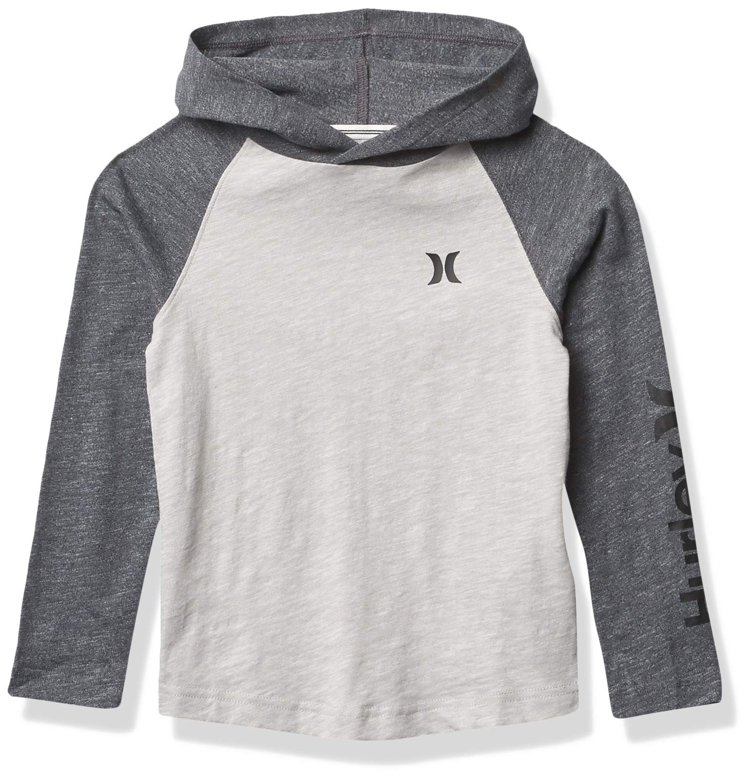 Hurley Boys' Long Sleeve T-Shirt - Soft Cotton Crewneck Shirt for Kids - Perfect for School, Play & Everyday Wear
