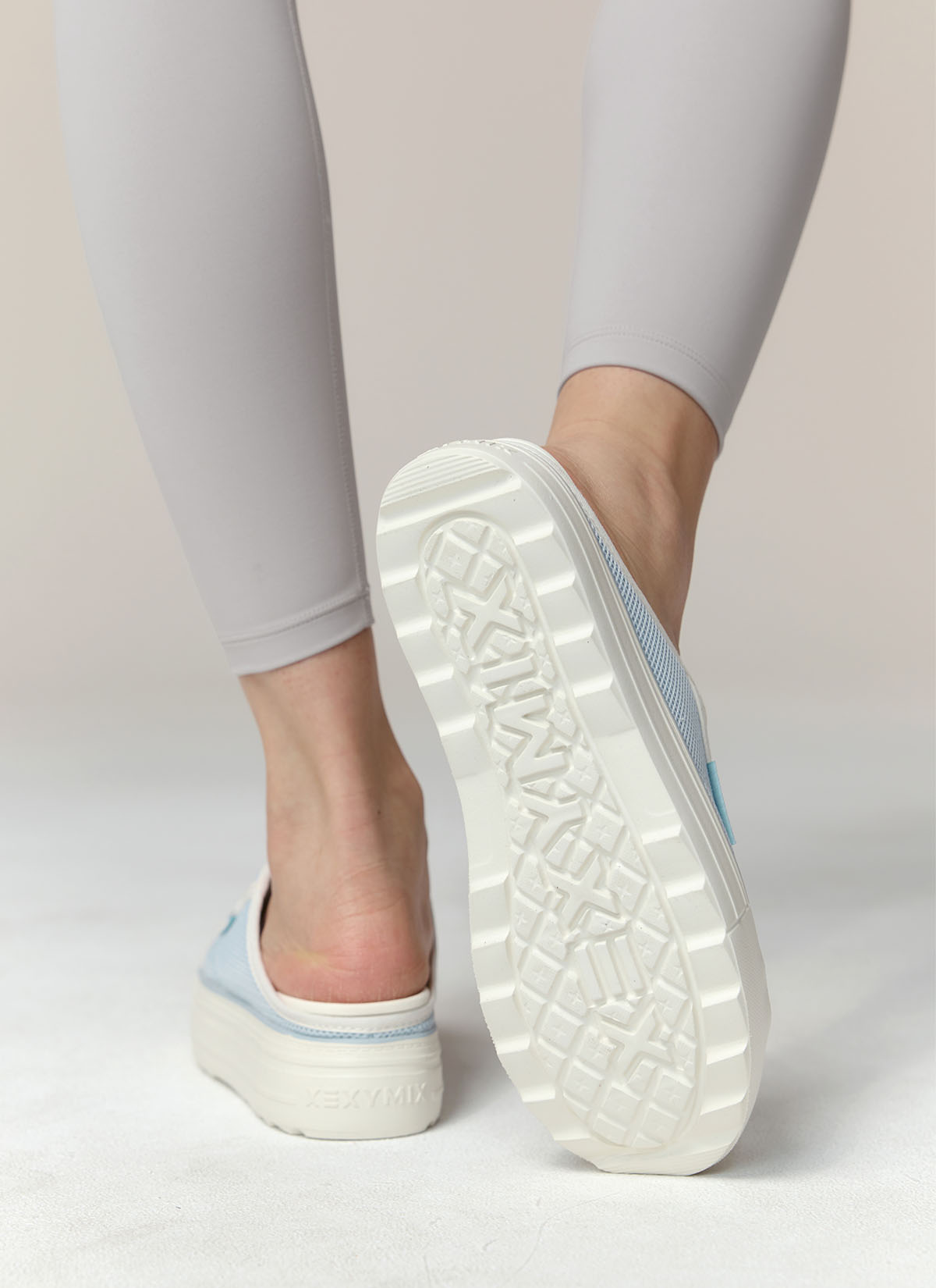 Mesh Dayrise Mule Slip-On Shoes for Women - Breathable Comfortable Summer Slides with Arch Support - Perfect for Beach, Pool, Yoga and Casual Wear