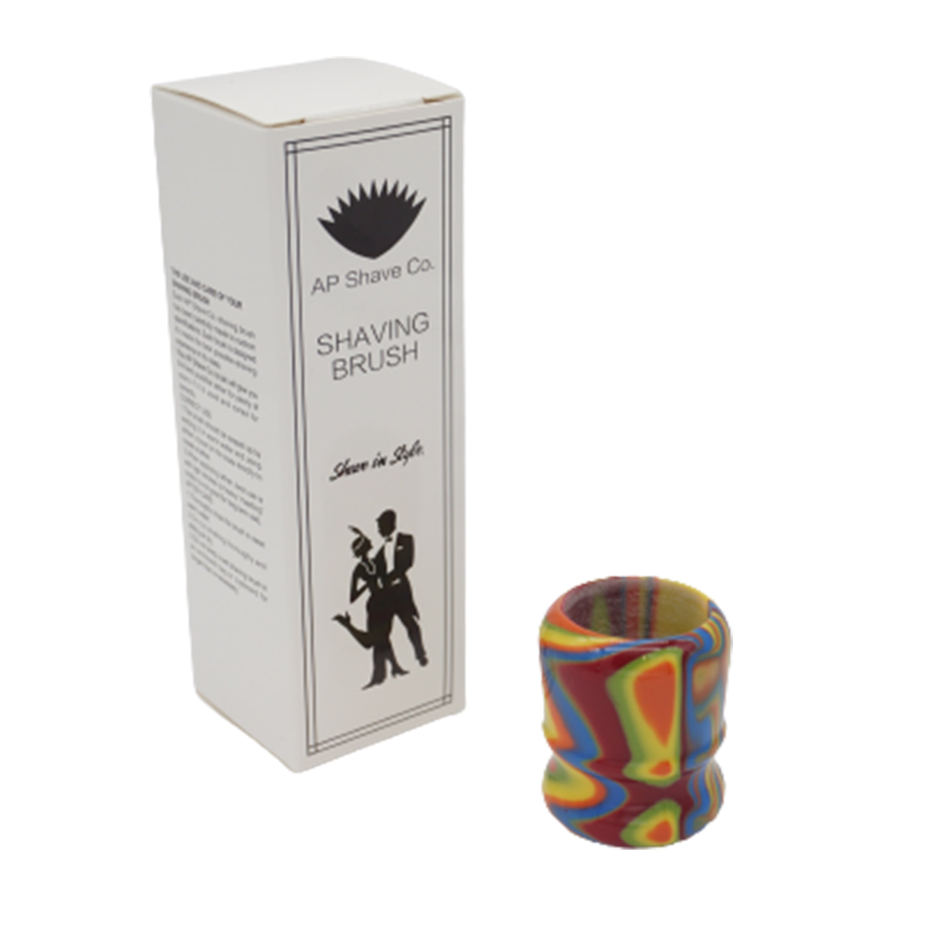 Premium Disco Handcrafted Shaving Brush Handle - Fits 24mm & 26mm Knots - Perfect for Wet Shaving & Grooming Gifts for Men