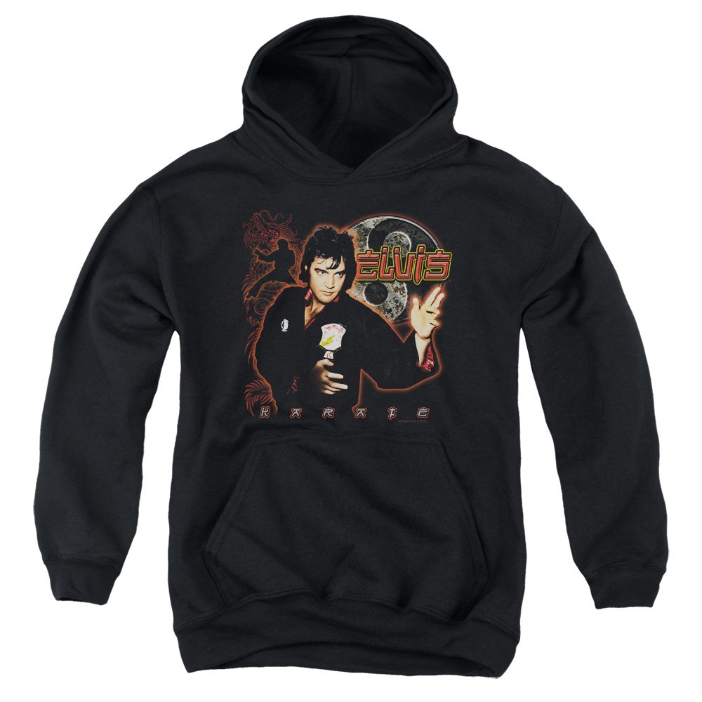Elvis Presley Karate Hoodie - Vintage Inspired Pullover Sweatshirt for Men & Women | Perfect for Martial Arts Training, Casual Wear & Fan Gifts