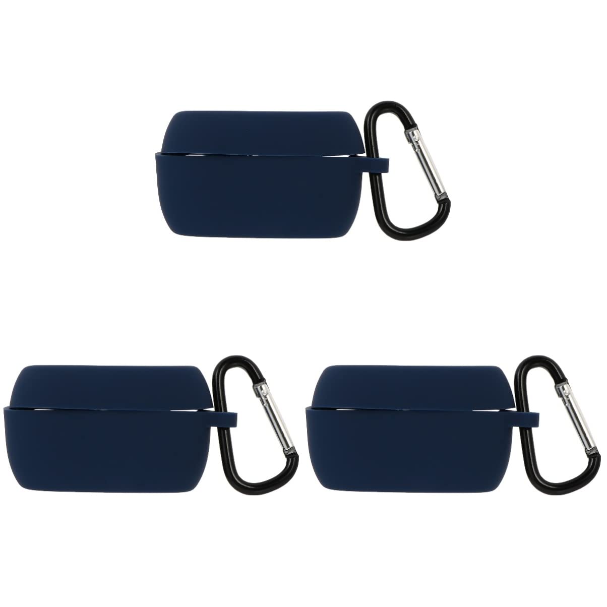 **Gatuida Silicone Headphone Case with Keychain - 3 Pack Shockproof Earbud Cover for AirPods, Wireless Earbuds - Perfect for Travel, Gym & Daily Protection**