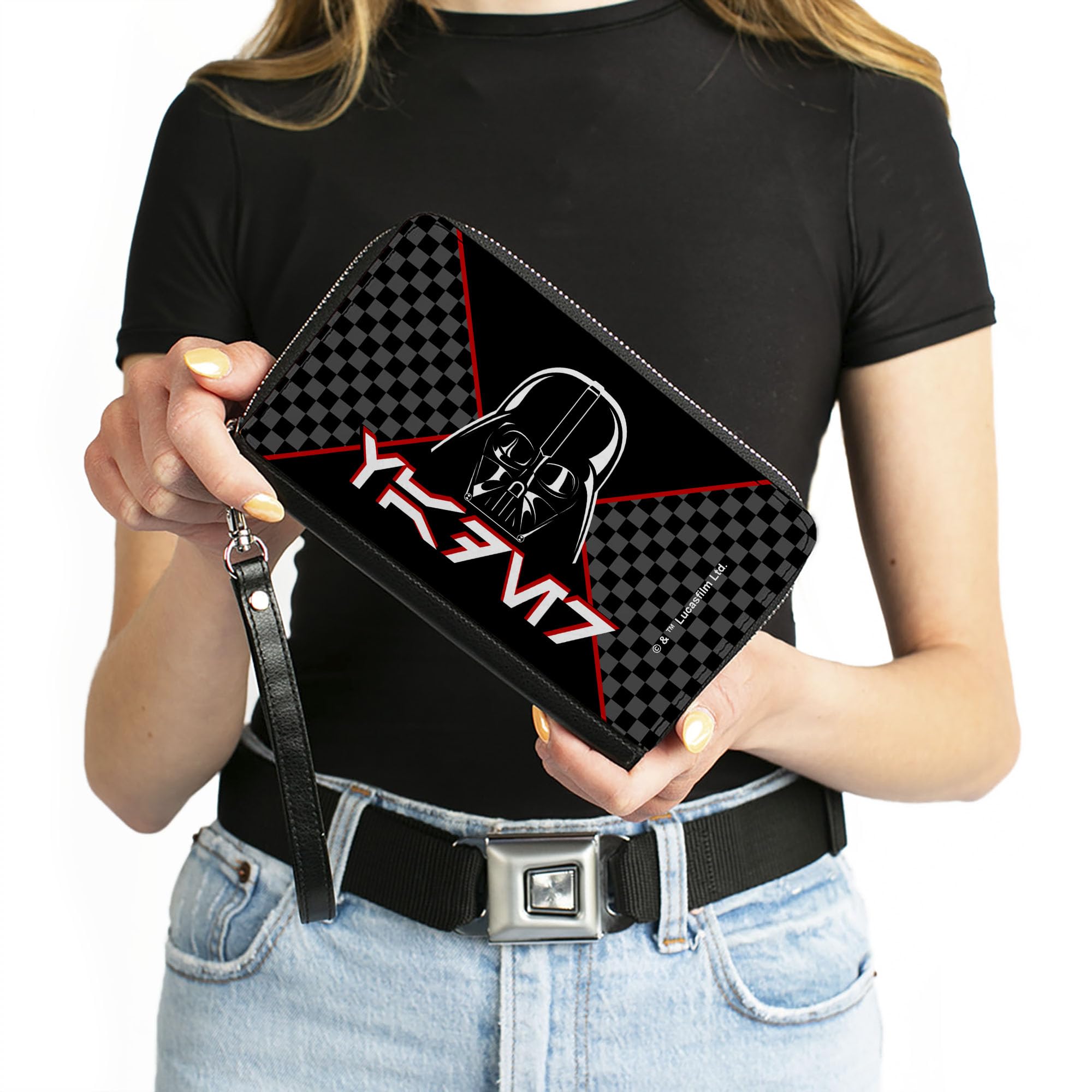 Star Wars Darth Vader PU Wallet for Women - Compact & Stylish for Daily Use