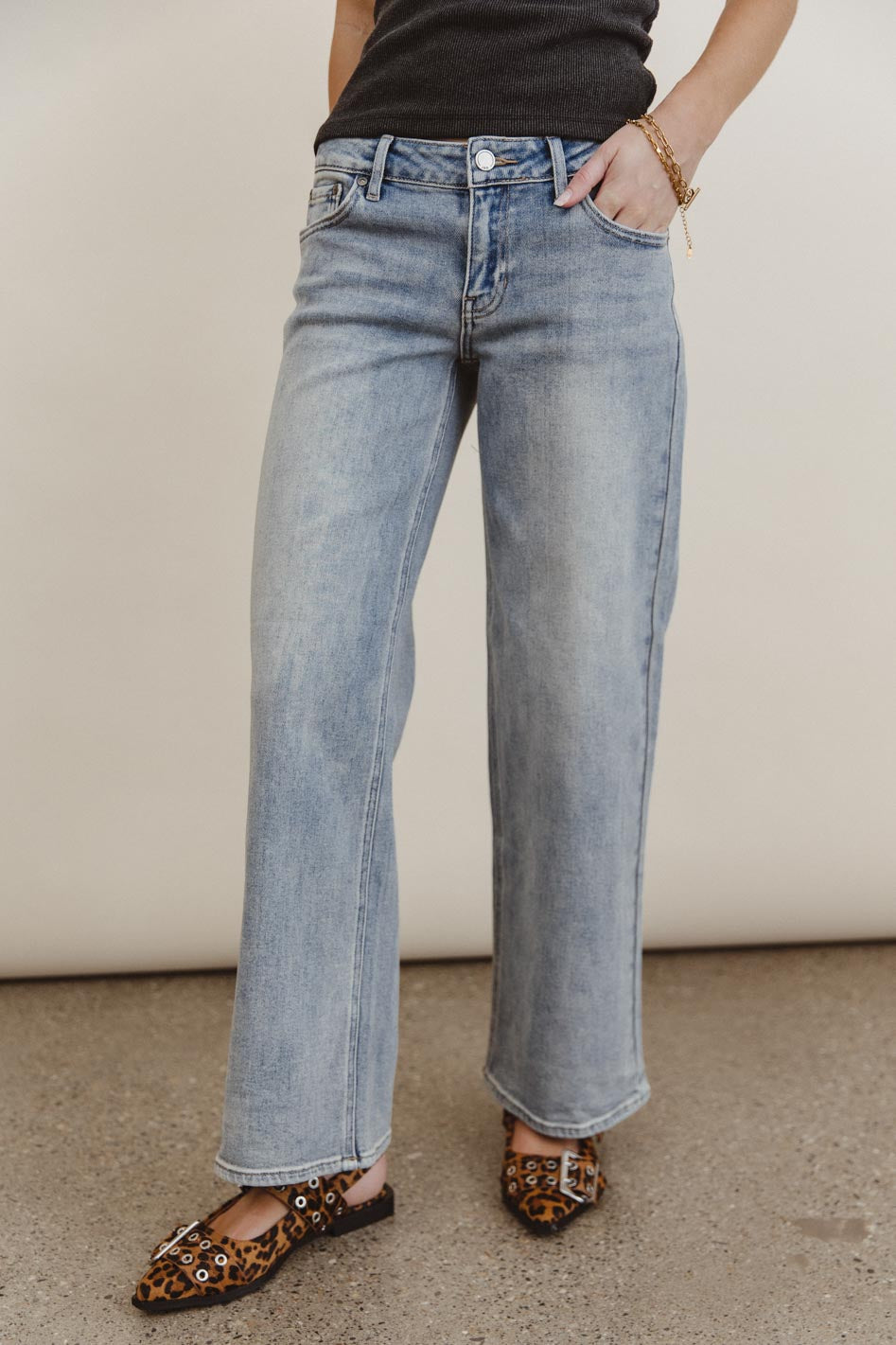 Andrea Women's Straight Leg Jeans - Classic Stretch Denim Pants for Casual Wear & Everyday Comfort | Office, Weekend, Date Night Outfits