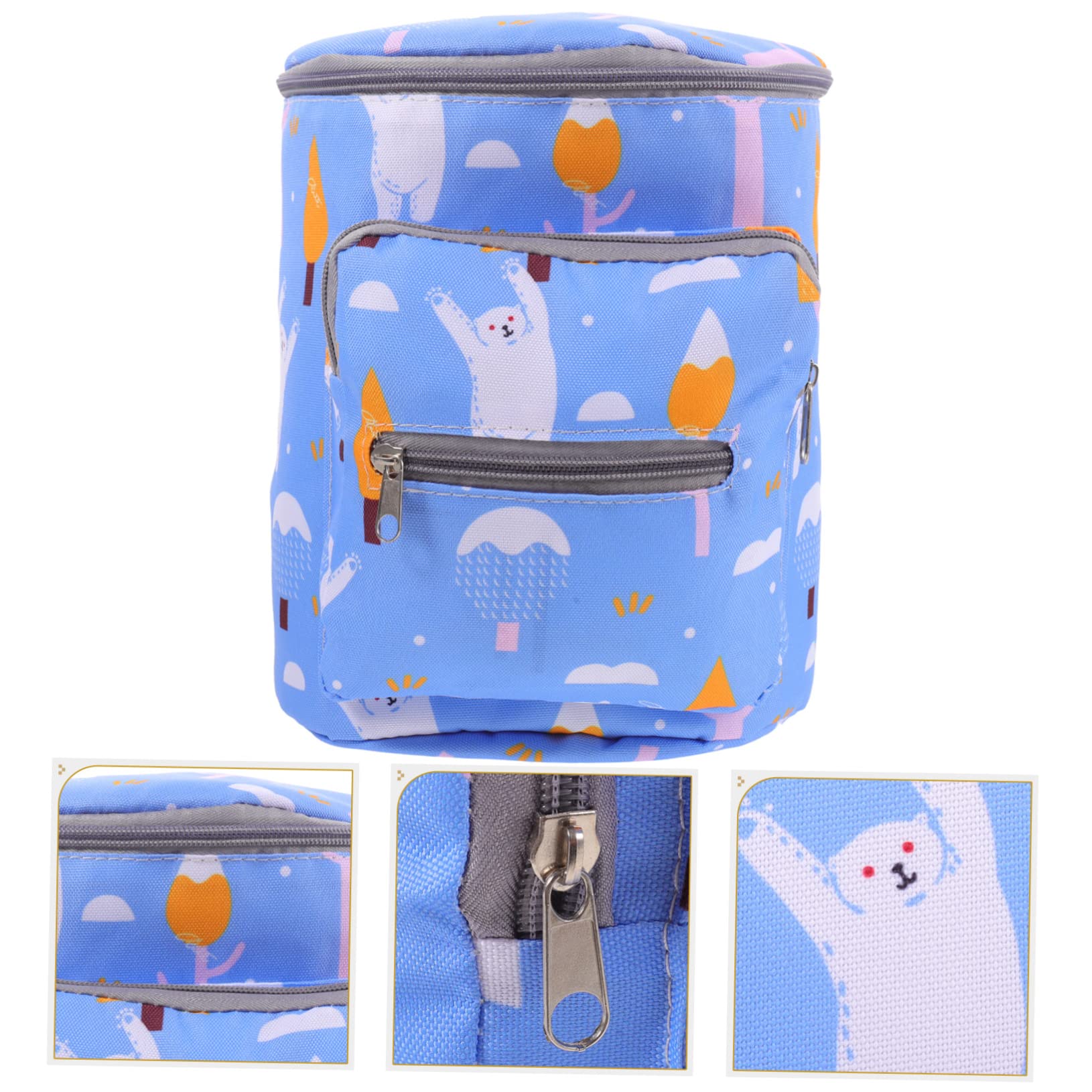 5-Piece Nursing Cooler Bag Set for Moms - Insulated Breastfeeding & Baby Bottle Storage - Durable Oxford Cloth Diaper Bag - Perfect for Hospital, Travel & Daycare Use
