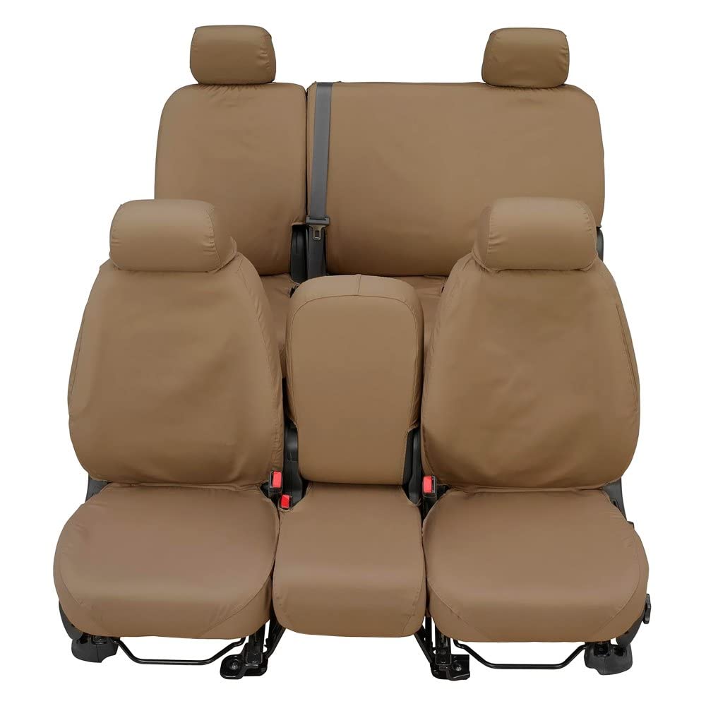 Covercraft SS2476PCTP Custom Fit Car Seat Covers - Premium Protection for Trucks & SUVs | Perfect for Off-Roading, Work Commutes & Family Road Trips