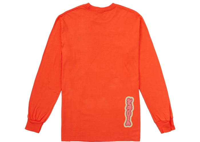 Sekintani La Norihiro Long Sleeve T-Shirt for Men - Comfortable Orange Cotton Tee - Casual Streetwear & Everyday Wear