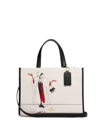 Coach Disney X Coach Dempsey Carryall Tote Bag with Cruella De Vil Motif - Stylish Crossbody Purse for Women, Perfect for Work, Travel & Daily Use