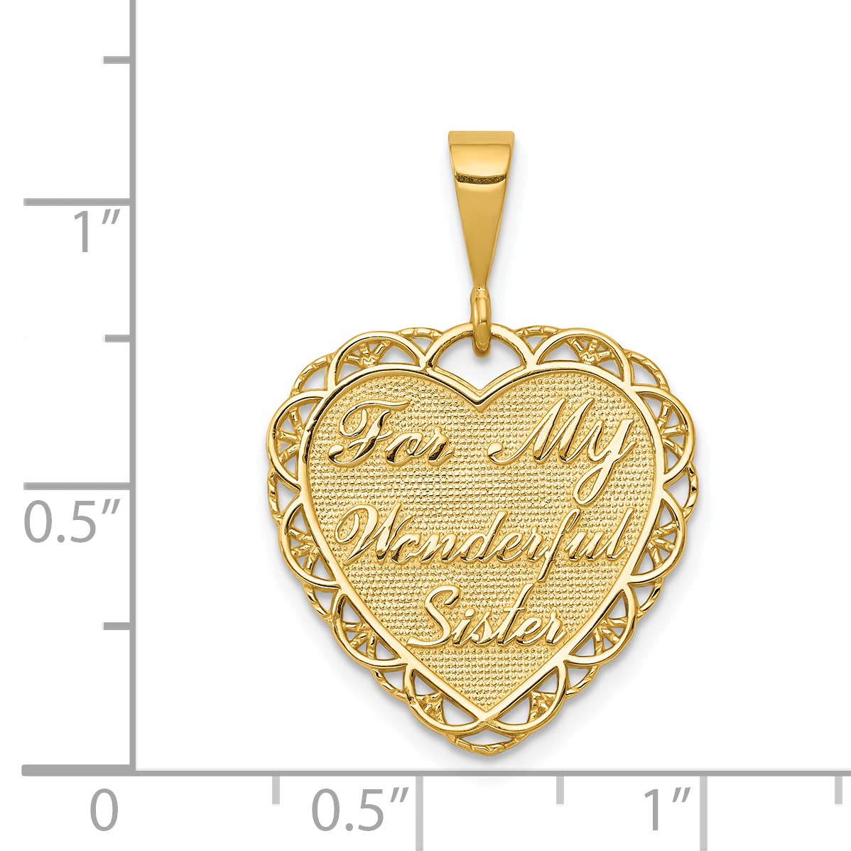 14K Yellow Gold Reversible 