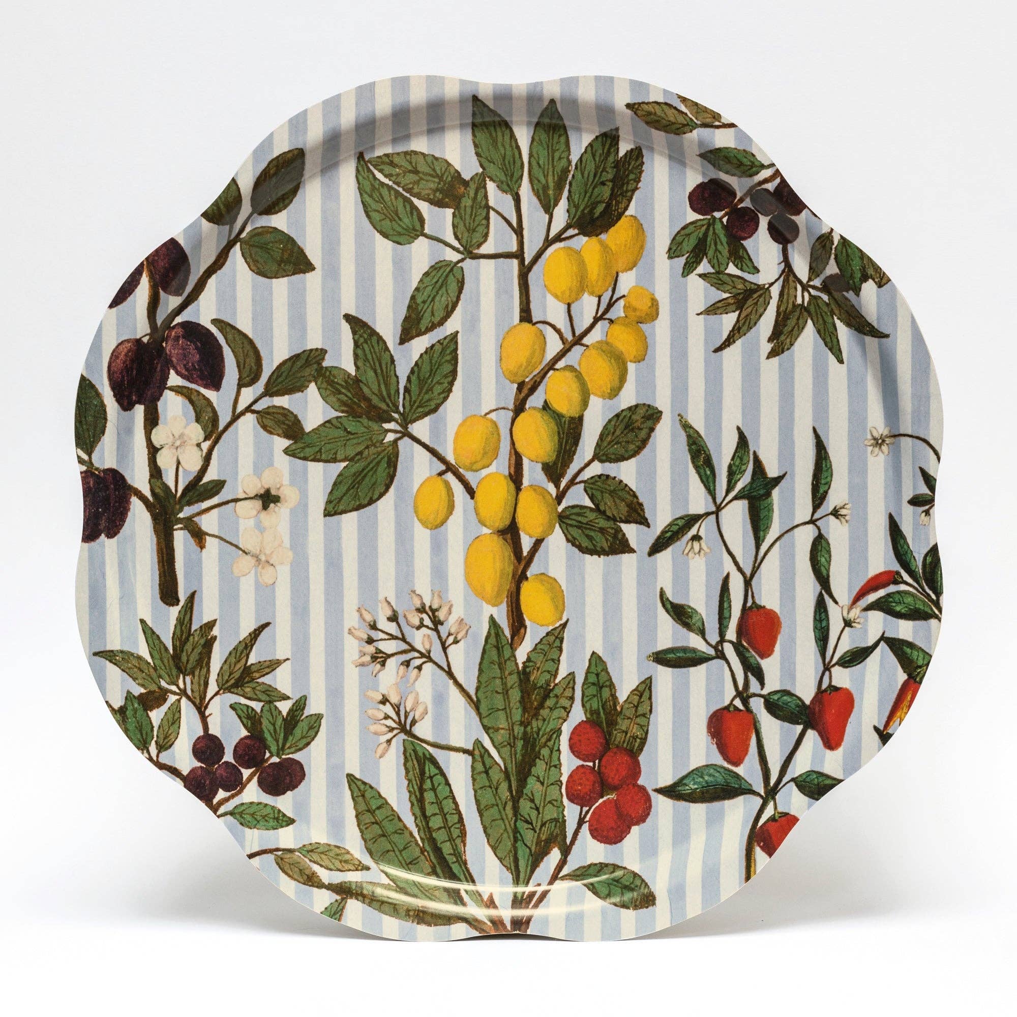 Festival of Fruits Birchwood Tray - Elegant Wooden Serving Platter for Cheese, Charcuterie & Appetizers - Perfect for Parties, Weddings & Home Decor
