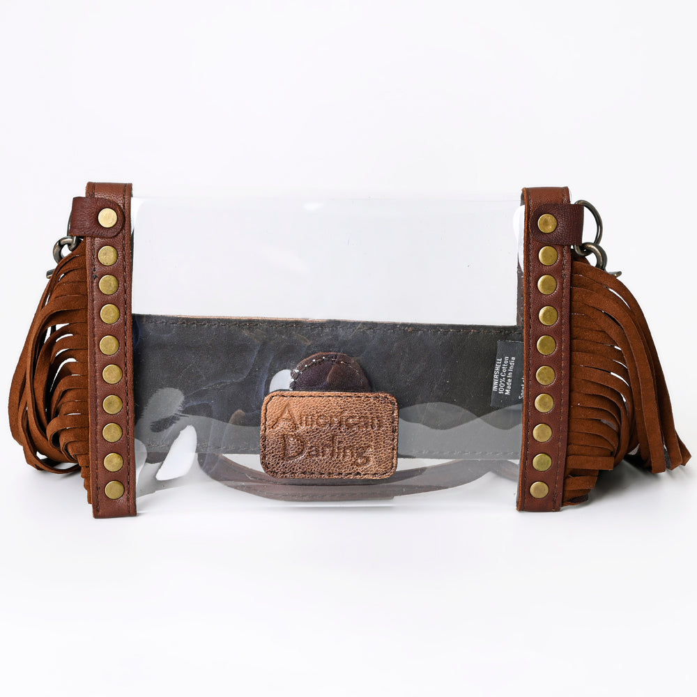 American Darling Hand Tooled Genuine Leather Women's Western Handbag Purse - Stylish Cowgirl Bag for Rodeo, Country Music Festivals & Everyday Use