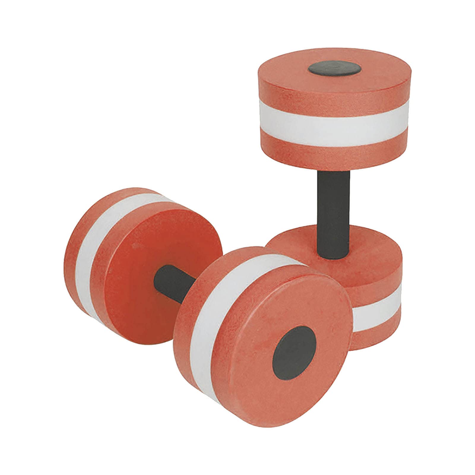 1 Pair Aqua Fitness Foam Dumbbells - Lightweight Pool Resistance Hand Bars for Water Aerobics, Swimming, and Low-Impact Exercise