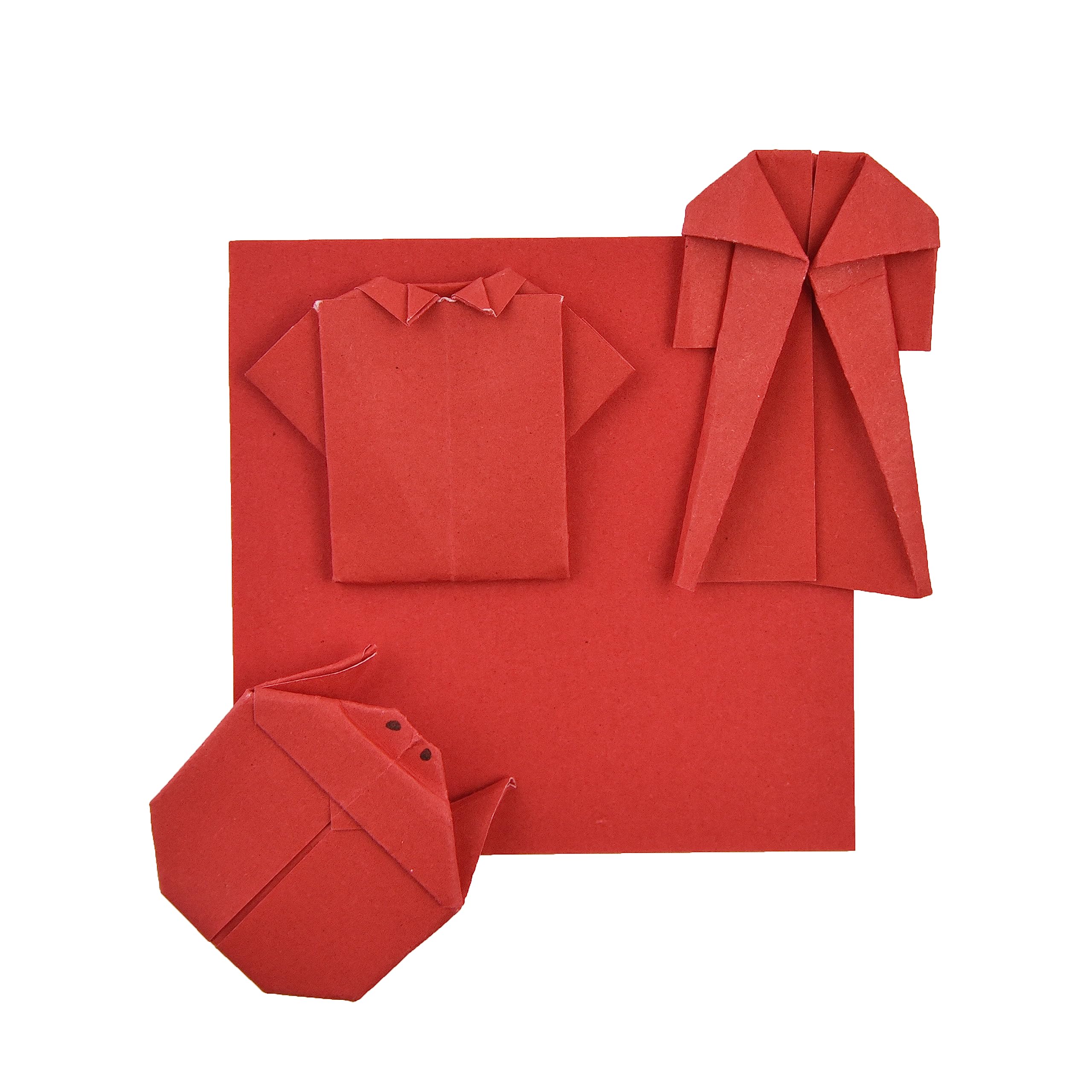 100 Sheets Double-Sided Origami Paper 6x6 Inches - Vibrant Colors, Easy to Fold for Origami Cranes, Scrapbooking & DIY Crafts | Premium Lightweight Cardstock (S16 Red) | Perfect for Kids' Art Projects, Classroom Activities & Gift Wrapping