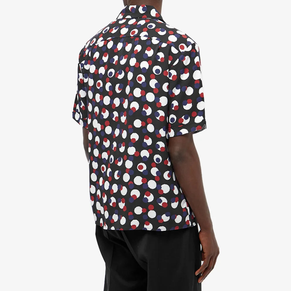 Fred Perry Pixel Vacation Shirt - Classic Men's Short Sleeve Button Down for Summer Travel & Beach Outings
