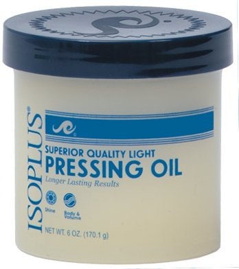 Isoplus Pressing Oil for Natural Hair - Hair Styling & Shine Treatment for Smooth, Frizz-Free Results - Perfect for Daily Use & Salon Styling