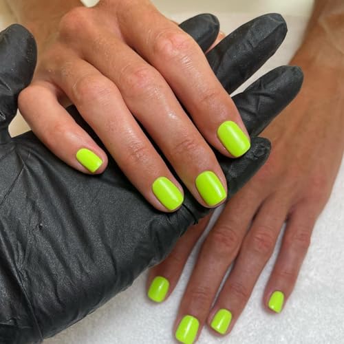 glossy fluorescent green