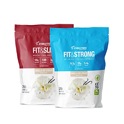 100% Whey Vanilla + Fit and Slim Vanilla
