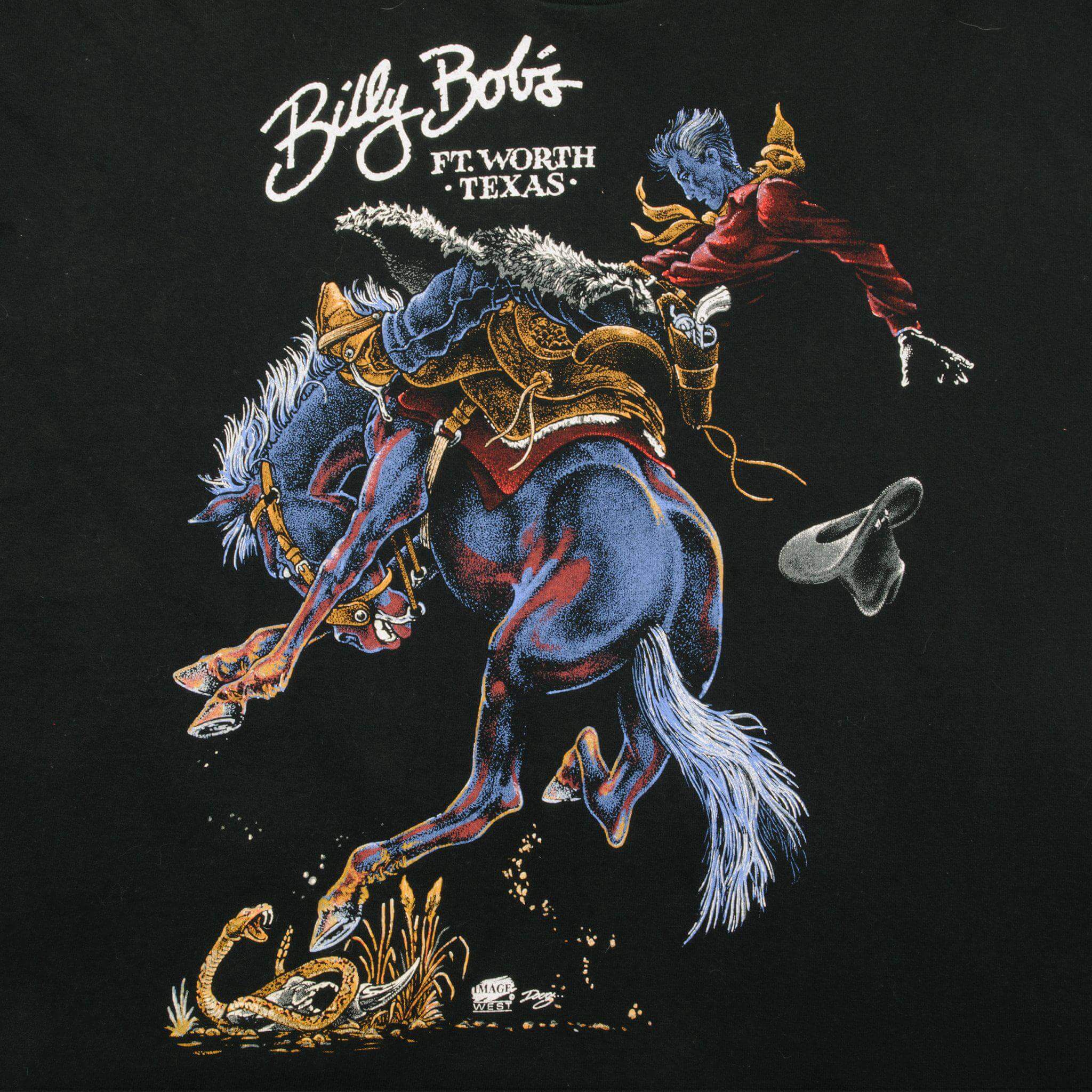 Vintage Billy Bob's Nightclub T-Shirt - Size Large - 100% Cotton - Made in USA - Retro Party & Casual Wear