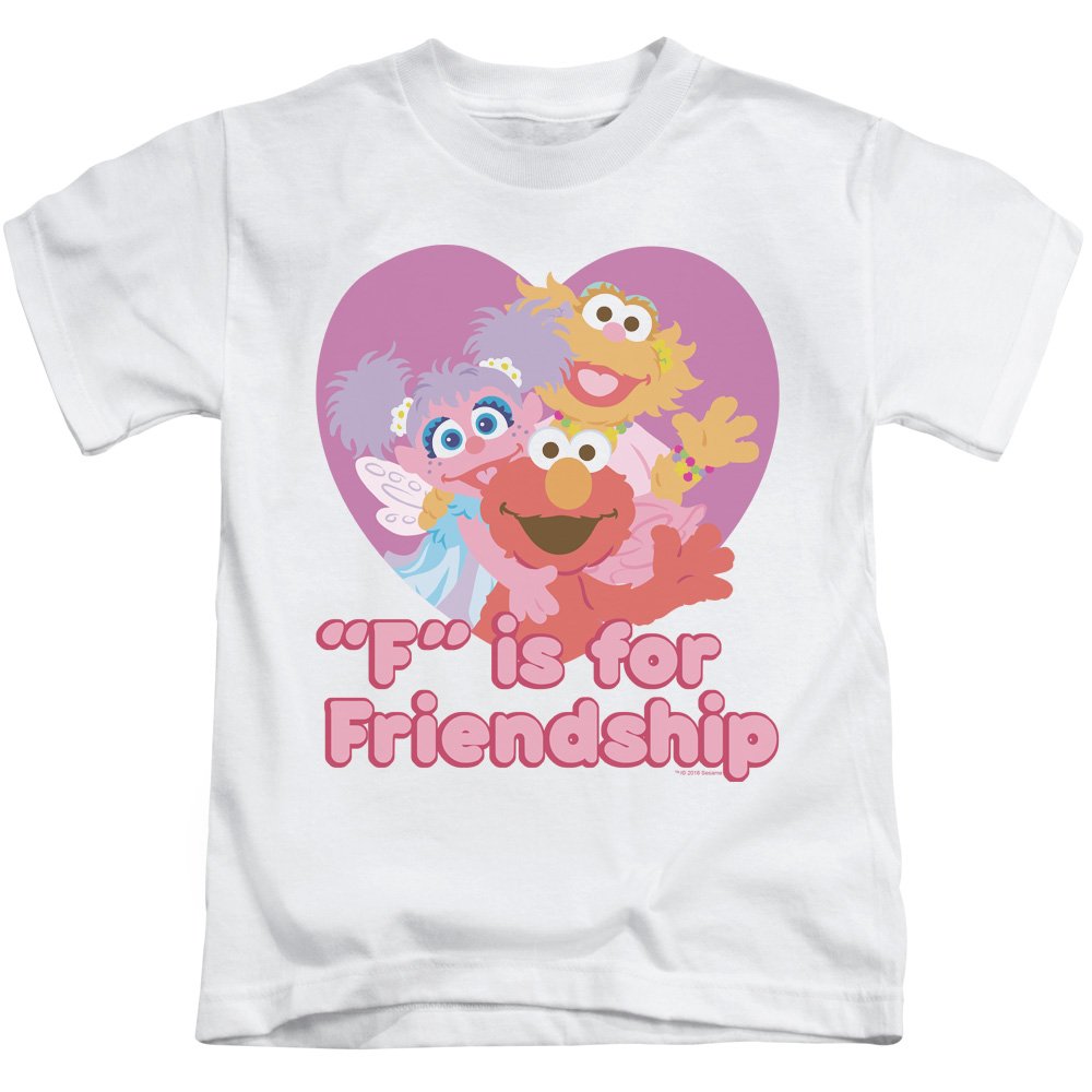 Sesame Street Friendship Unisex Youth T-Shirt for Kids - Soft Cotton Tee for Boys & Girls - Perfect for School, Playdates & Family Outings