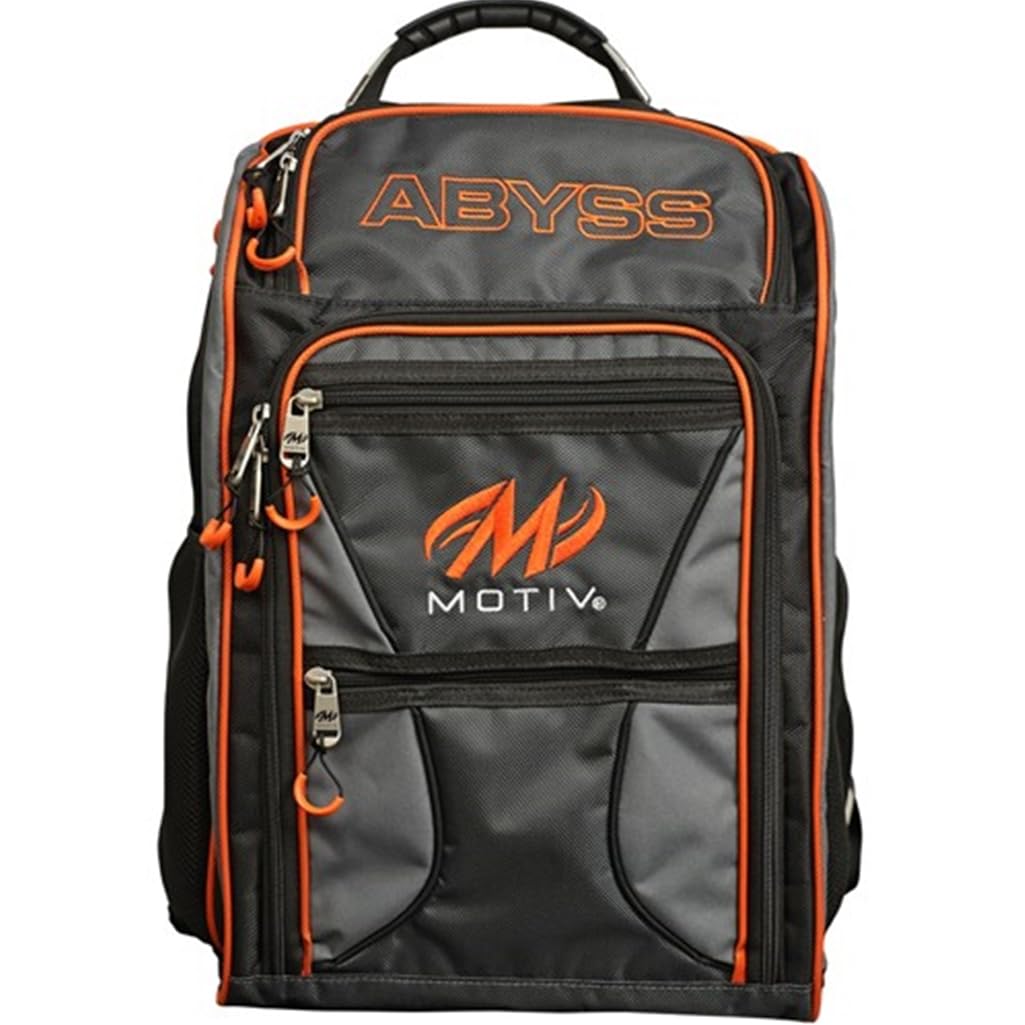 Motiv Abyss Giant Backpack - Large Travel Backpack for Men & Women, Waterproof Hiking Backpack with Laptop Compartment, Black/Grey - Perfect for Camping, Hiking, Travel & Outdoor Adventures