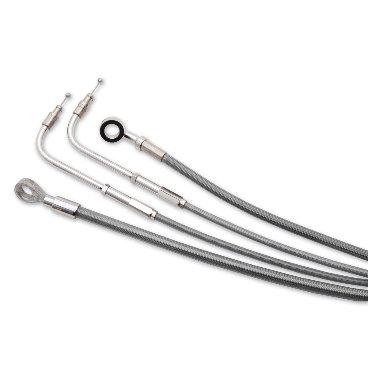 Burly Brand B30-1049 Motorcycle Control Cable Kit - Premium Replacement Cables for Harley Davidson, Honda, Yamaha & More - Smooth Shifting & Reliable Performance for Cruisers & Touring Bikes