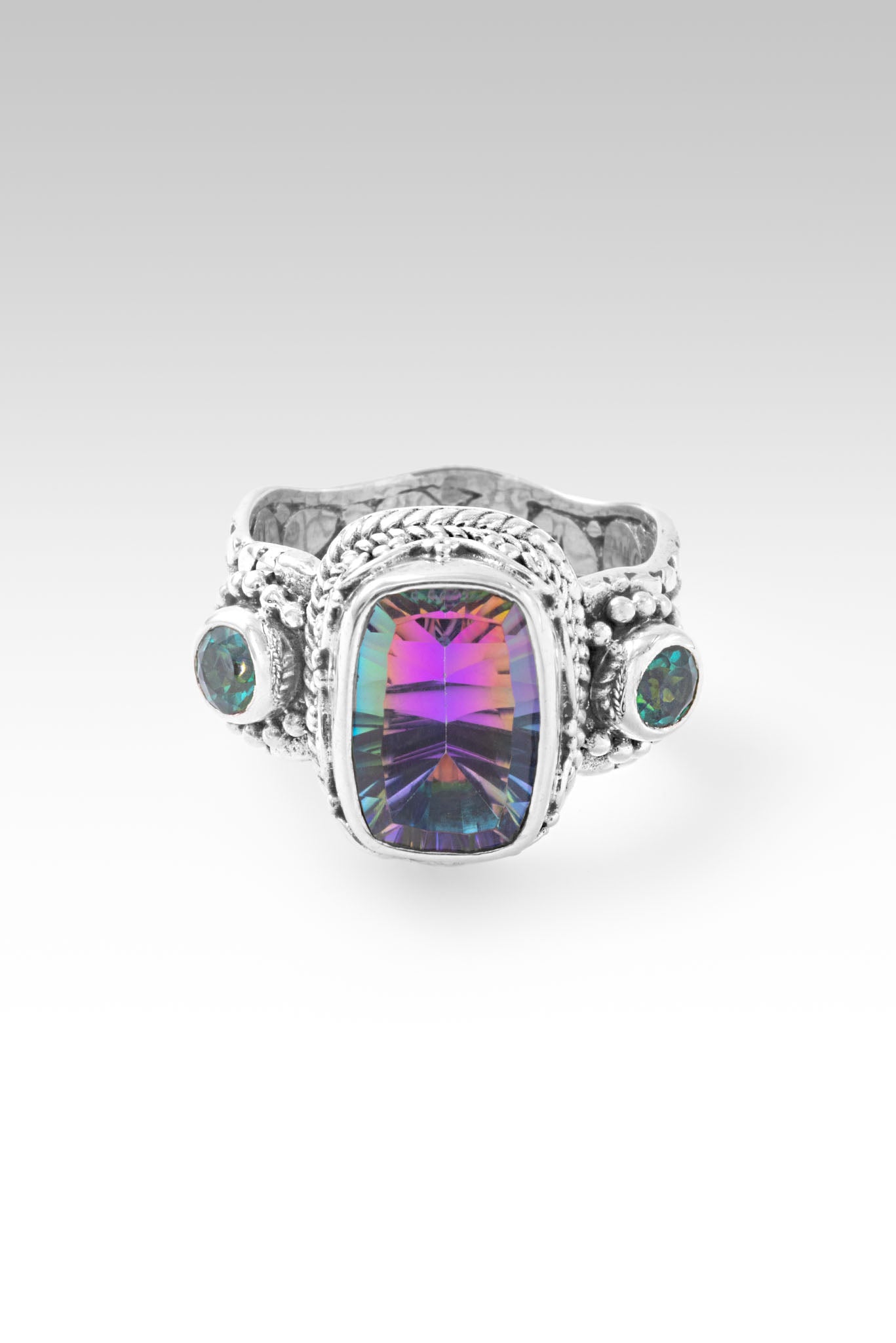 Glorious Day Ring™ - Dragon Wings™ Mystic Quartz & Bali Hai™ Mystic Topaz Jewelry for Women | Elegant Gift for Birthday, Anniversary & Special Occasions