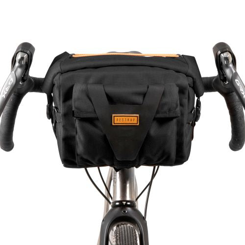 Restrap Bar Pack - Waterproof Bike Handlebar Bag for Cycling & Commuting - Durable Bicycle Storage for Road, Mountain & Urban Bikes - Perfect for Work, Travel & Outdoor Adventures