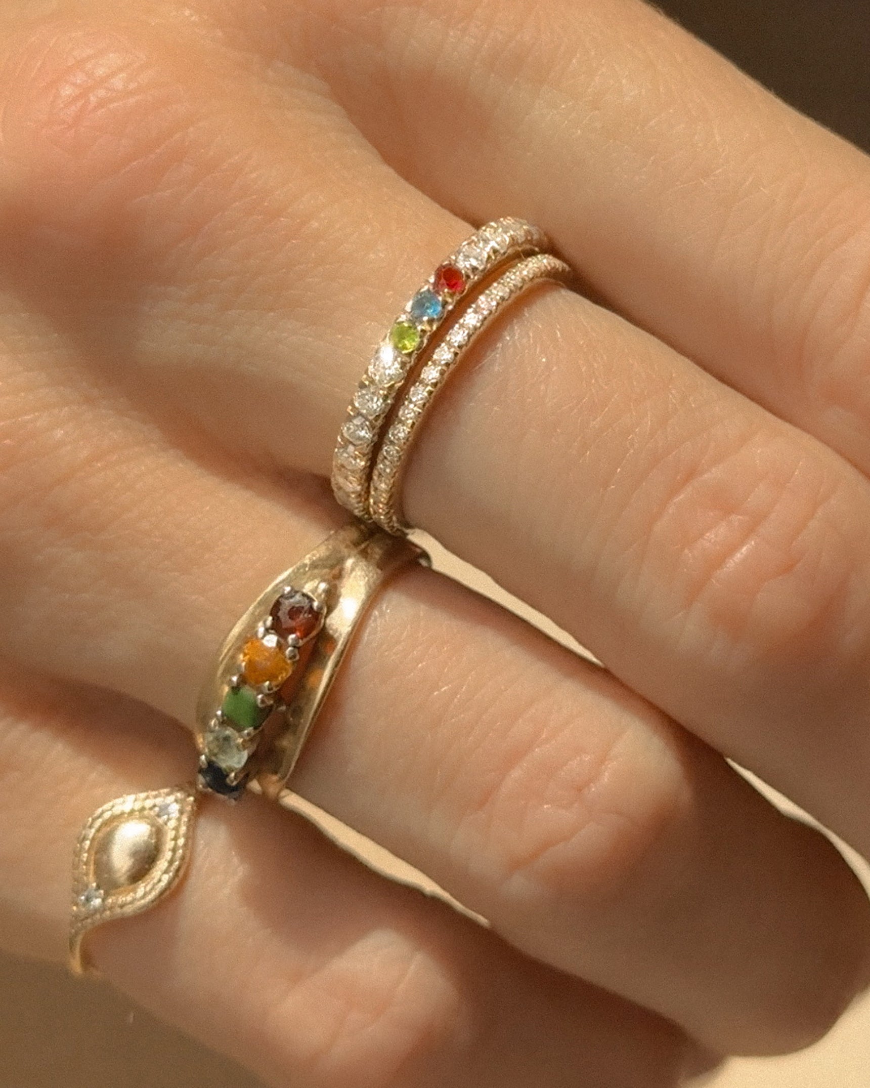 Custom Eternity Band Rings for Women - 14K Gold & Diamond Wedding Anniversary Stackable Ring - Perfect for Bridal, Engagement & Everyday Jewelry