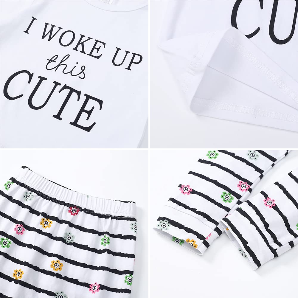 3Pcs Newborn Baby Girl Outfits - Cute Tops, Pants & Headband Set | Soft Cotton Clothing for 0-3 Months | Perfect for Photos, Parties & Daily Wear