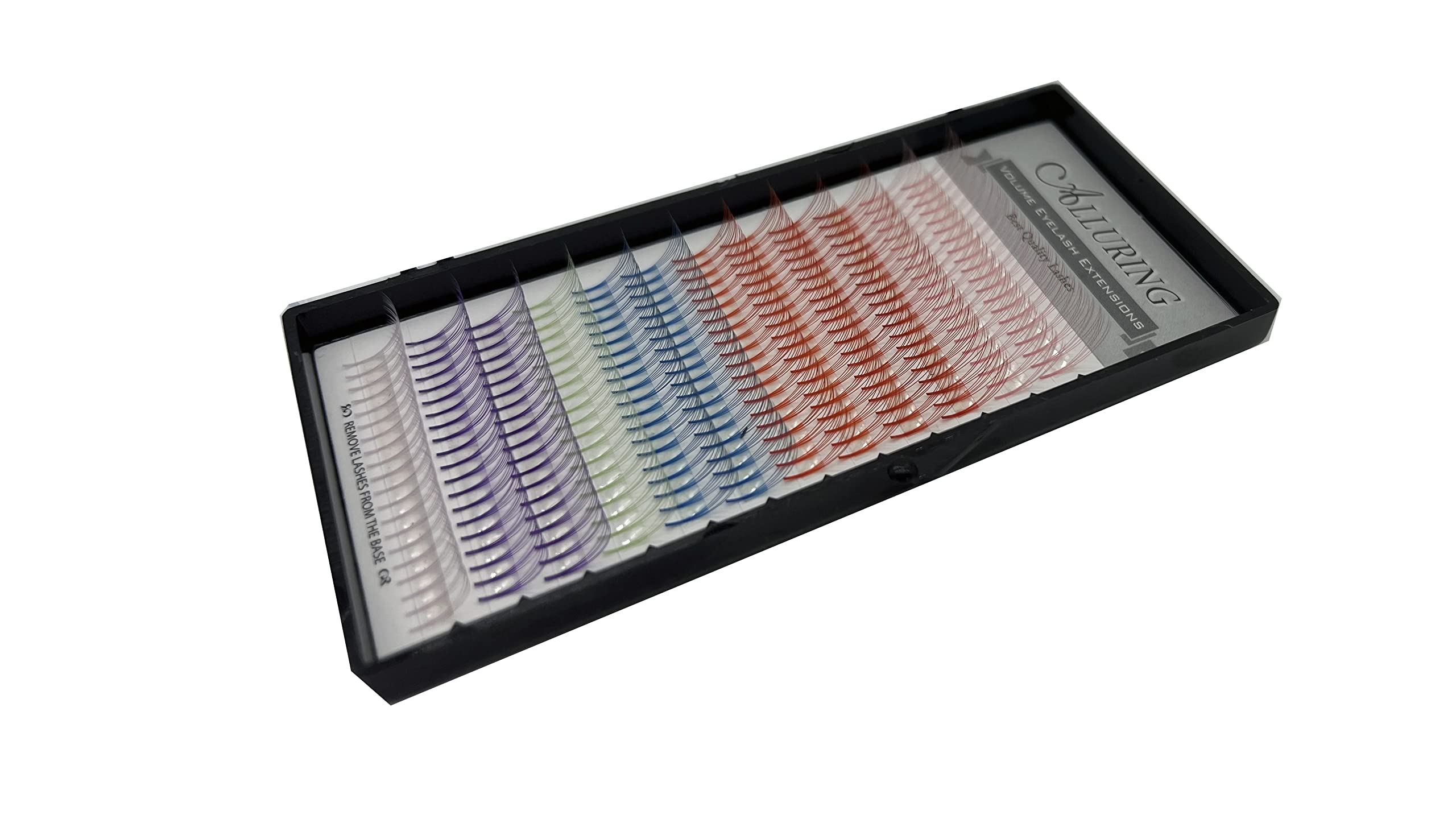5D Mixed Colored Volume Lashes - 0.07mm C Curl Eyelash Extensions (14mm) for Dramatic Eye Makeup & Special Occasions
