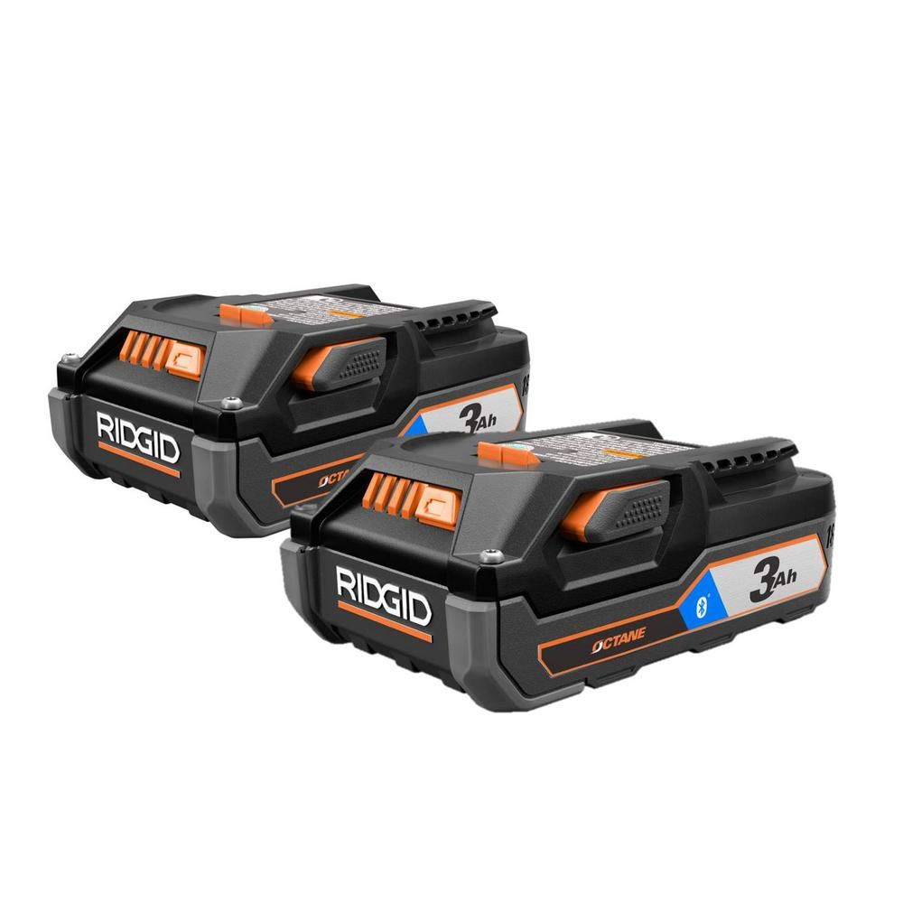 RIDGID 18V OCTANE Brushless Cordless Combo Kit with Hammer Drill, Impact Driver, 2 x 3.0Ah Batteries & Charger - Professional Power Tool Set for Construction, Woodworking & DIY Home Projects