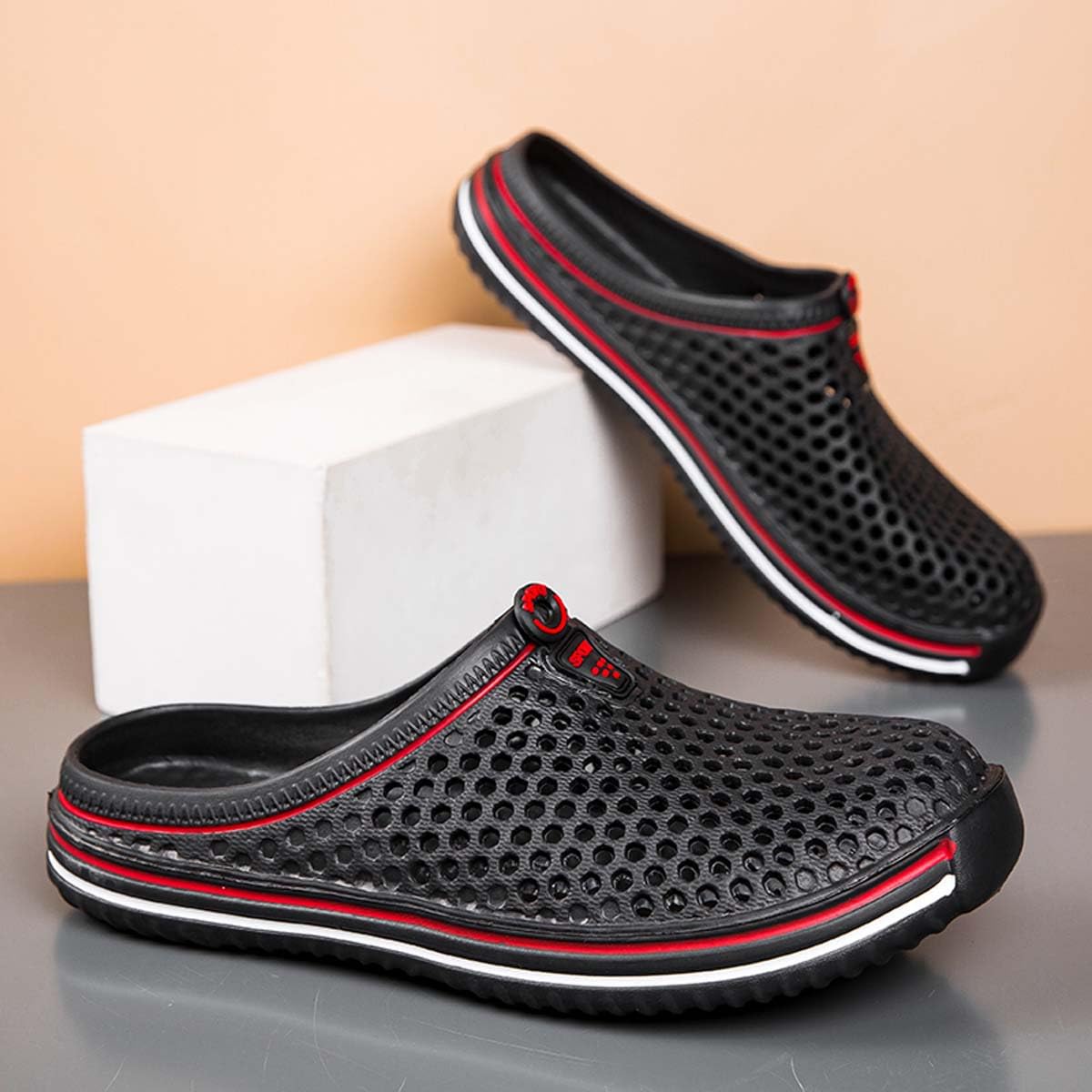 HYDLONGR Men's Women's Lightweight Breathable Garden Shoes - Quick Drying Non-Slip Beach Sandals & Water Play Slippers - Perfect for Gardening, Beach, Pool, and Outdoor Activities