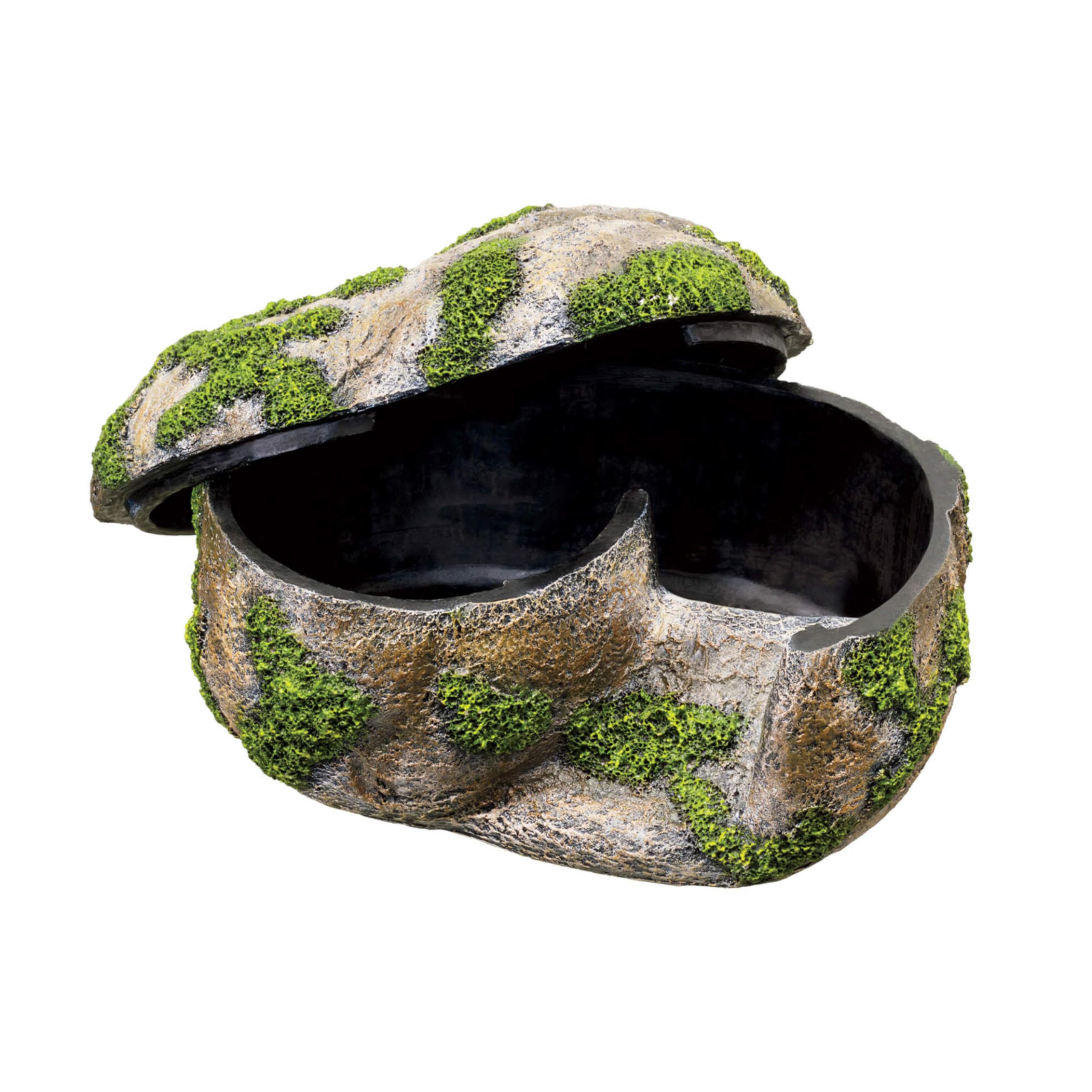 Zilla Medium Pet Terrarium Rock Lair - Natural Hideout for Reptiles & Amphibians - Perfect for Bearded Dragons, Geckos & Small Pets - Ideal for Desert & Tropical Terrarium Setups
