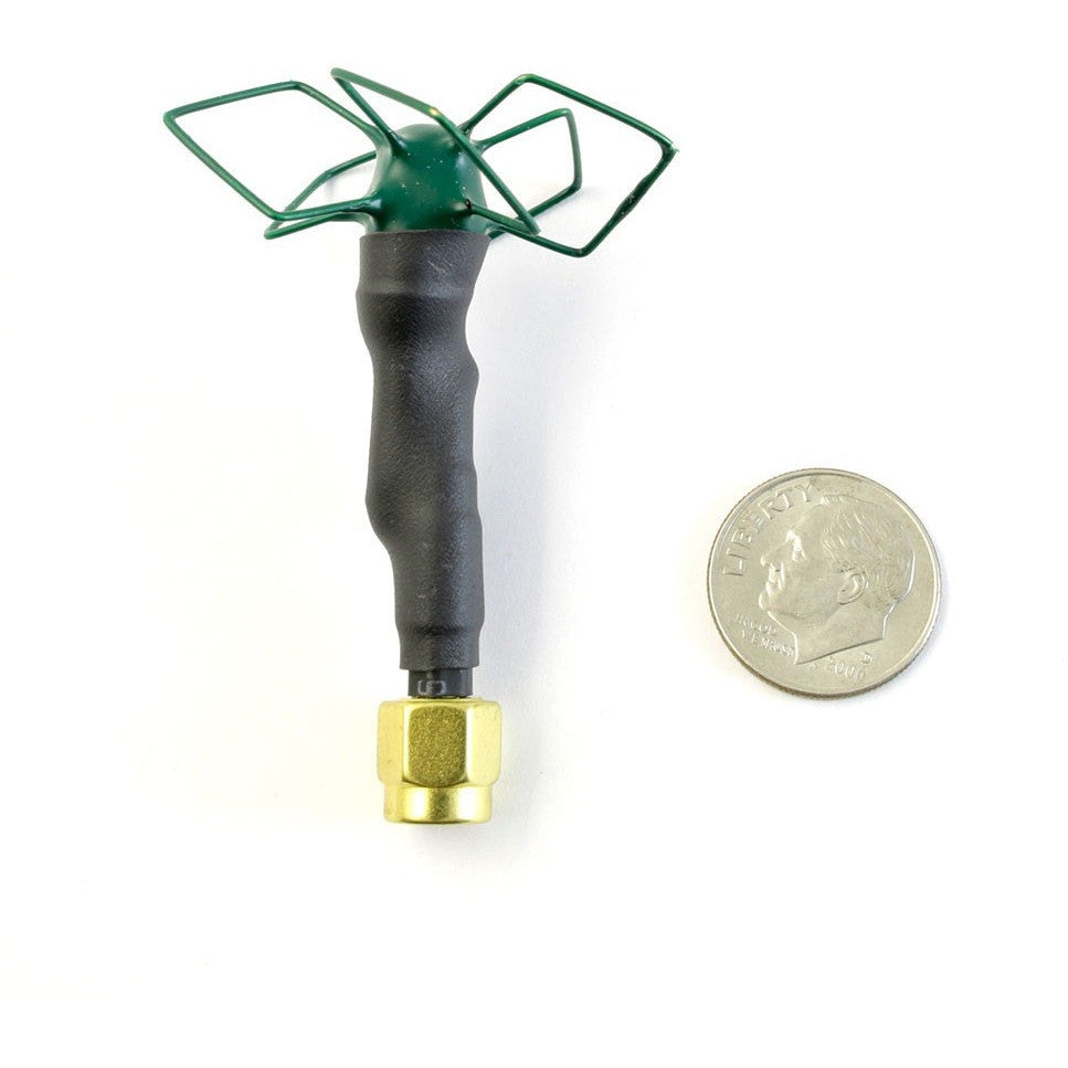 IBCrazy 5.8GHz LHCP Airblade Antenna for FPV Drone Transmitter - Long Range HD Video Transmission for Racing Drones and Quadcopters