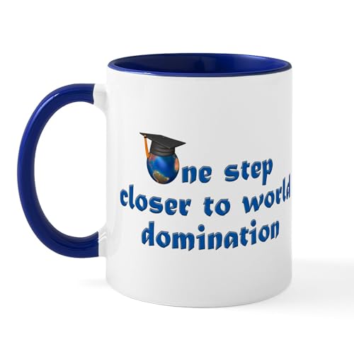 White/Navy Inside - Graduation Gifts Law Mug