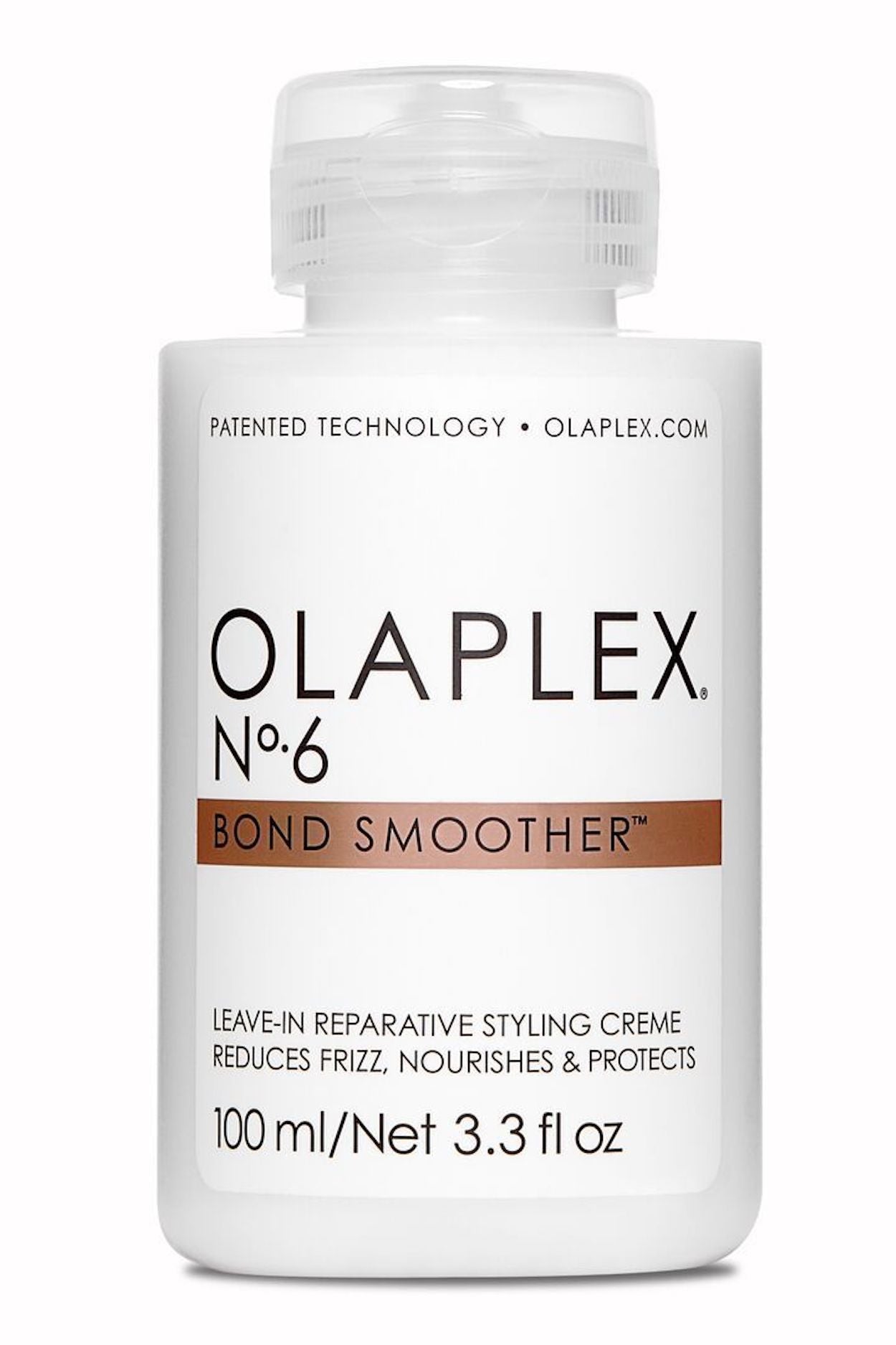 Olaplex No.6 Bond Smoother Repairing Leave-In Cream - Hair Treatment for Damaged Hair, Frizz Control & Shine Enhancer - Perfect for Dry, Color-Treated or Chemically Processed Hair